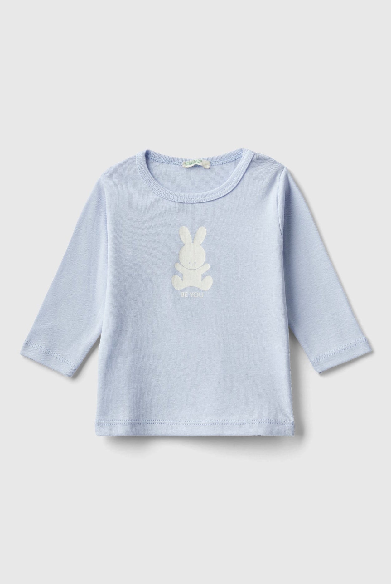 يونايتد كولورز اوف بينيتون تيشيرت رضع قطن عضوي 100% بأكمام طويلة