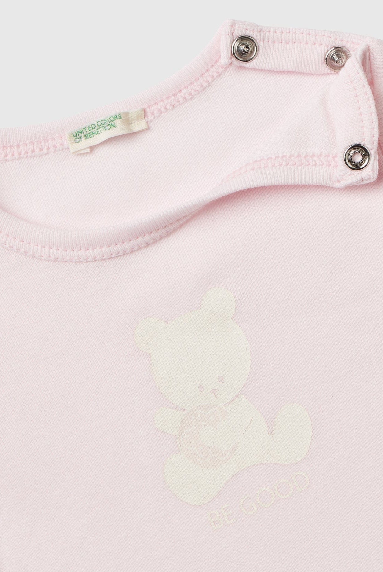 يونايتد كولورز اوف بينيتون تيشيرت رضع قطن عضوي 100% بأكمام طويلة