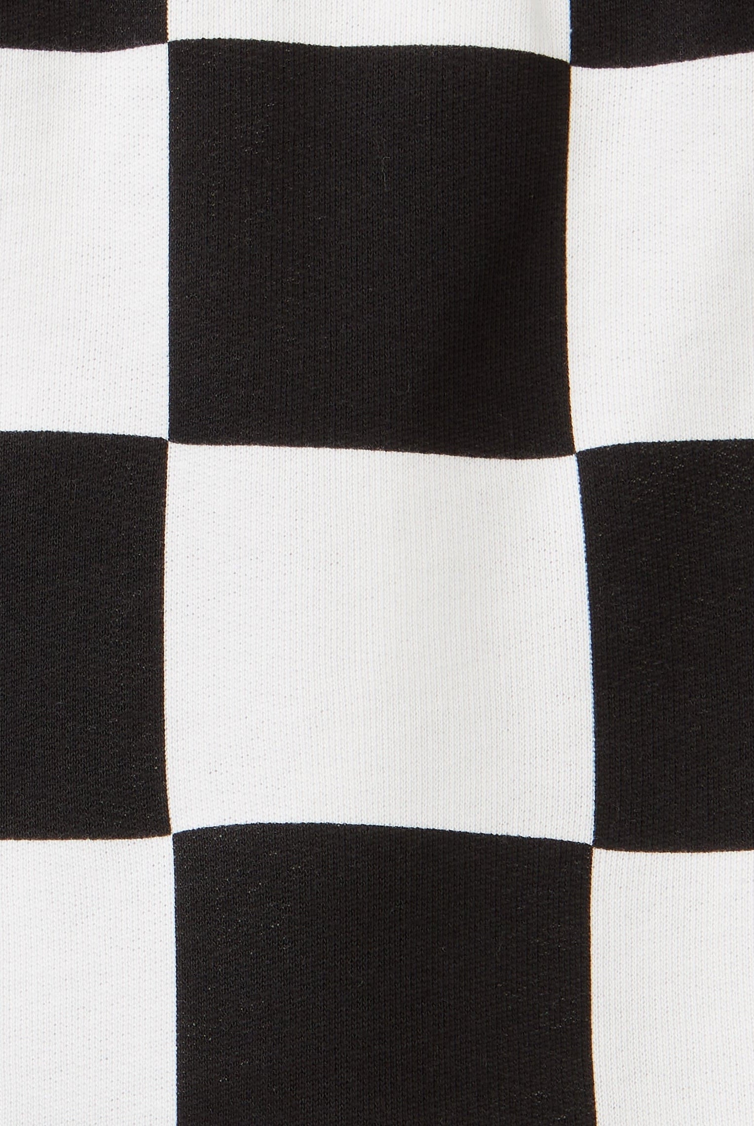 يونايتد كولورز اوف بينيتون تنورة ميني أبيض وأسود قصير بناتي