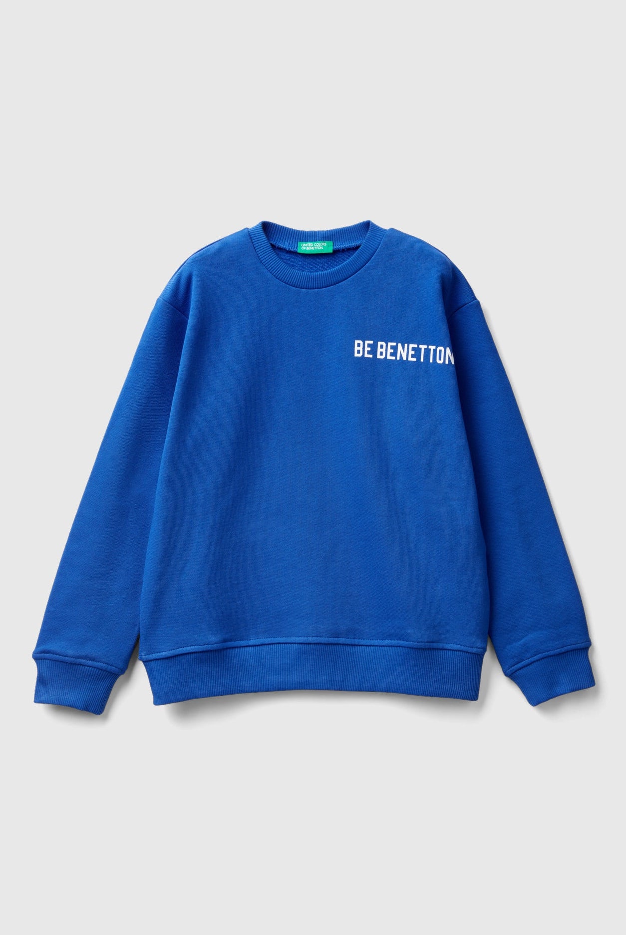 يونايتد كولورز اوف بينيتون سويت شيرت بطبعة شعار بكم طويل أطفالي