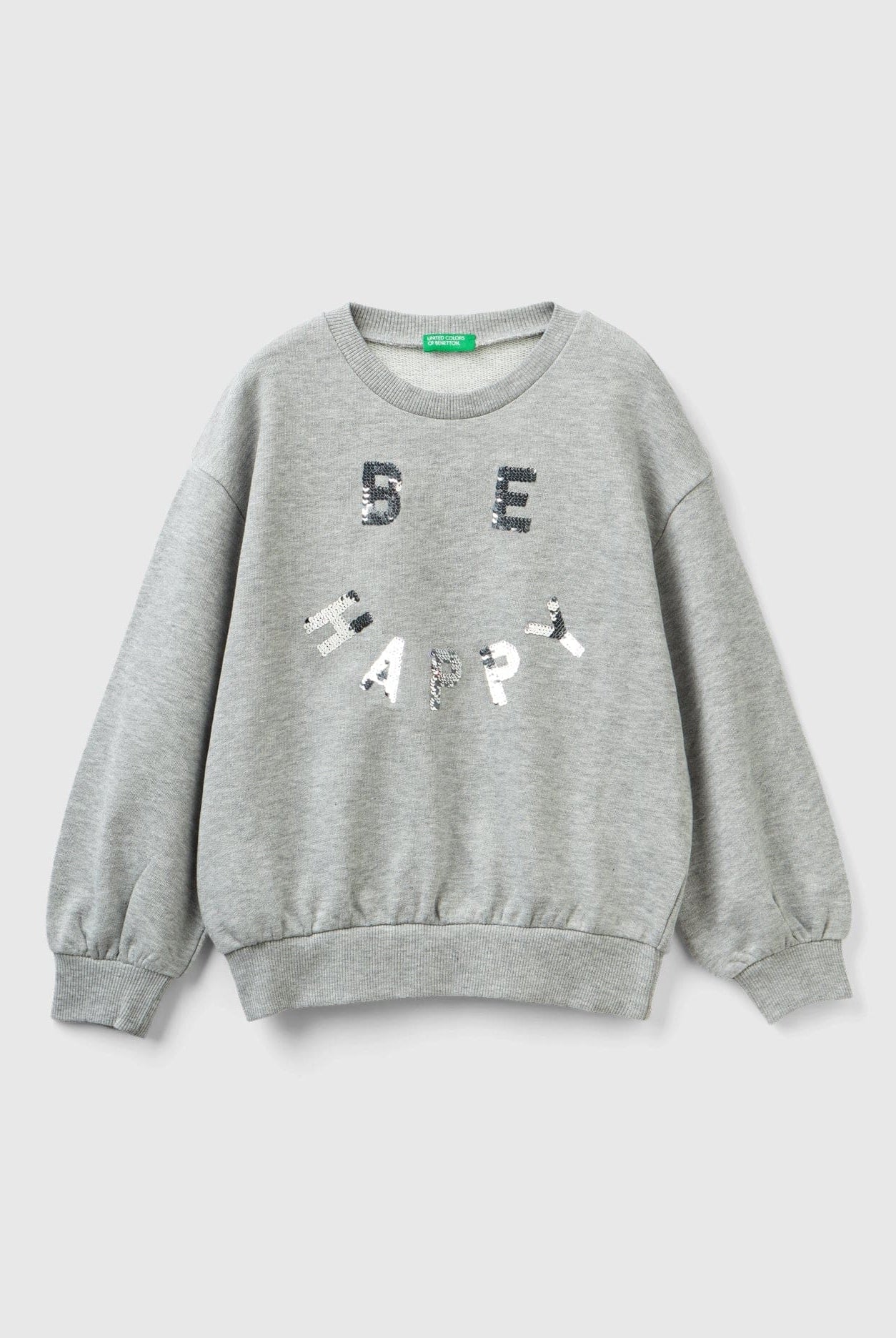 يونايتد كولورز اوف بينيتون سويت شيرت مطرز بترتر كم طويل بناتي