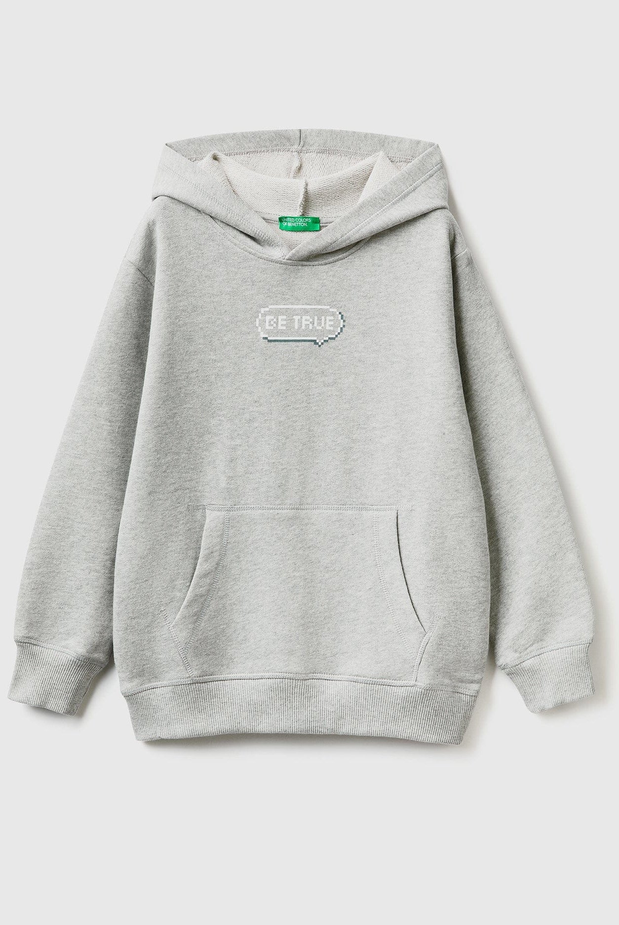 يونايتد كولورز اوف بينيتون هودي اطفالي بطابعه عالصدر وغطاء رأس
