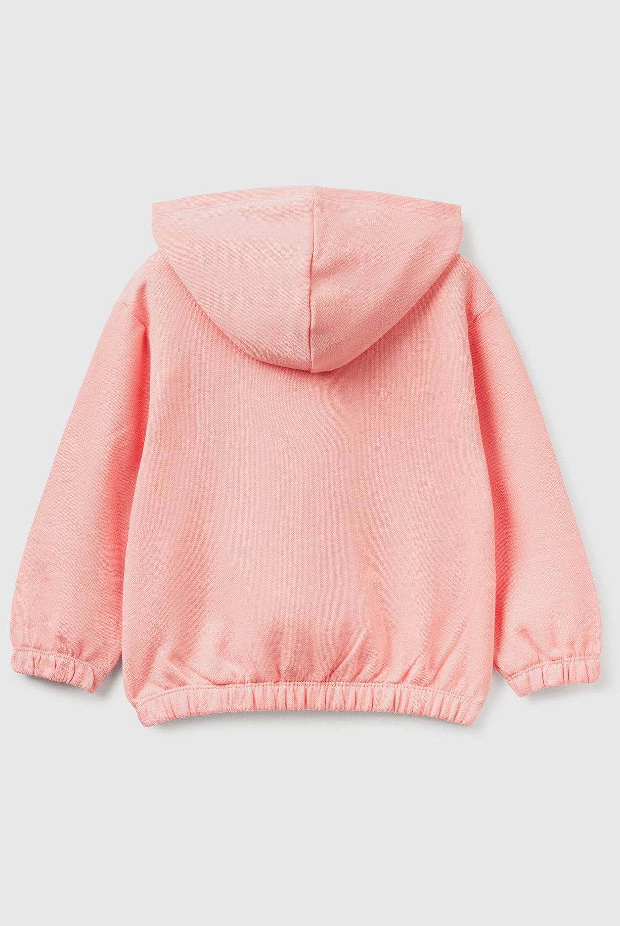 يونايتد كولورز اوف بينيتون سويت شيرت بتطريز بيكسل بسحاب كم طويل بناتي