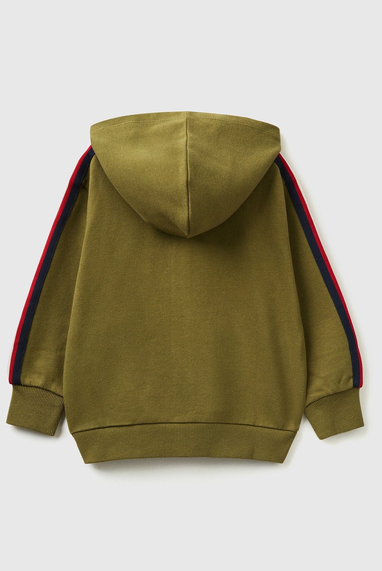 يونايتد كولورز اوف بينيتون سويت شيرت بطباعة "BE" بسحاب كم طويل أطفالي