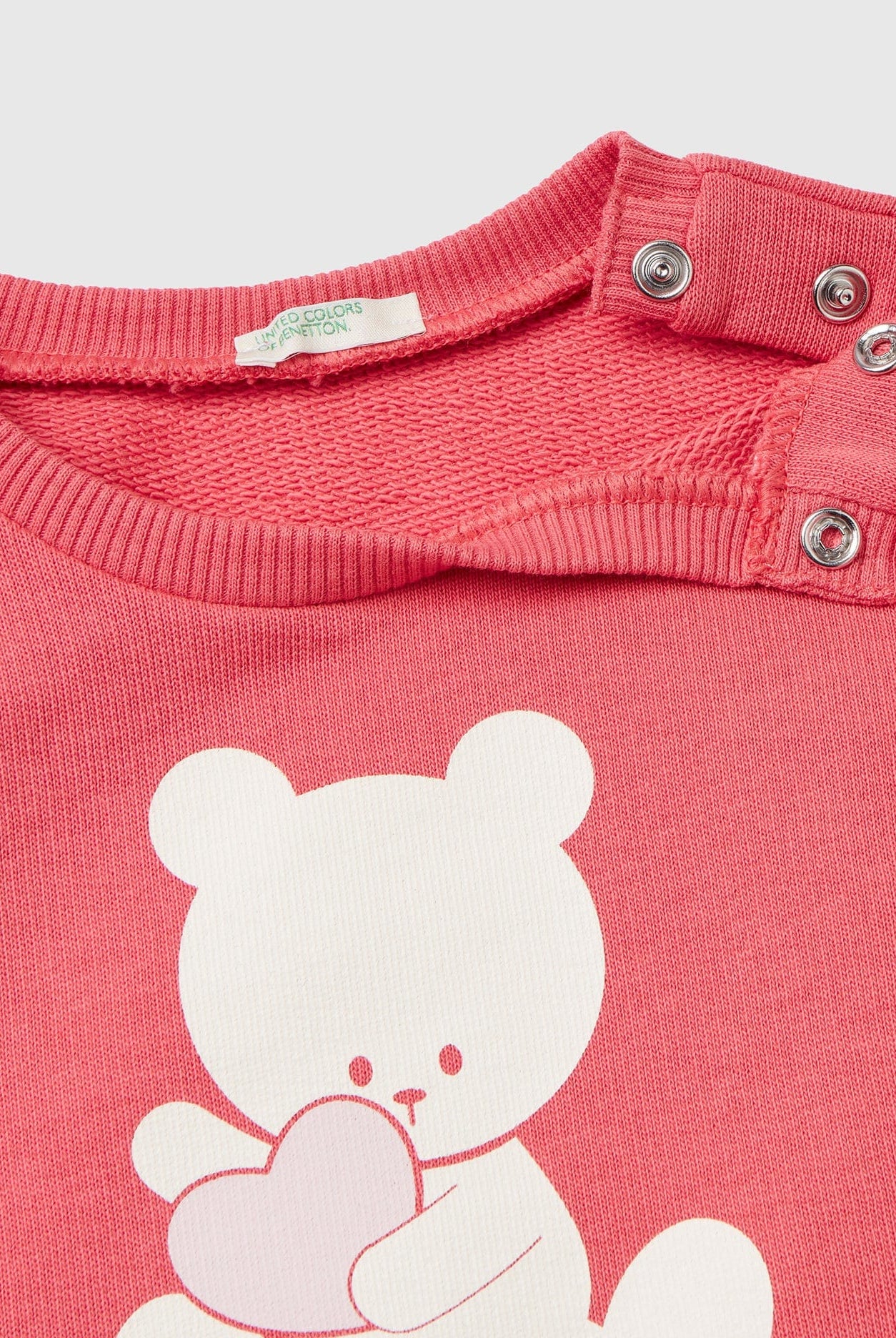 يونايتد كولورز اوف بينيتون كنزة رضع قطن عضوي بطباعة