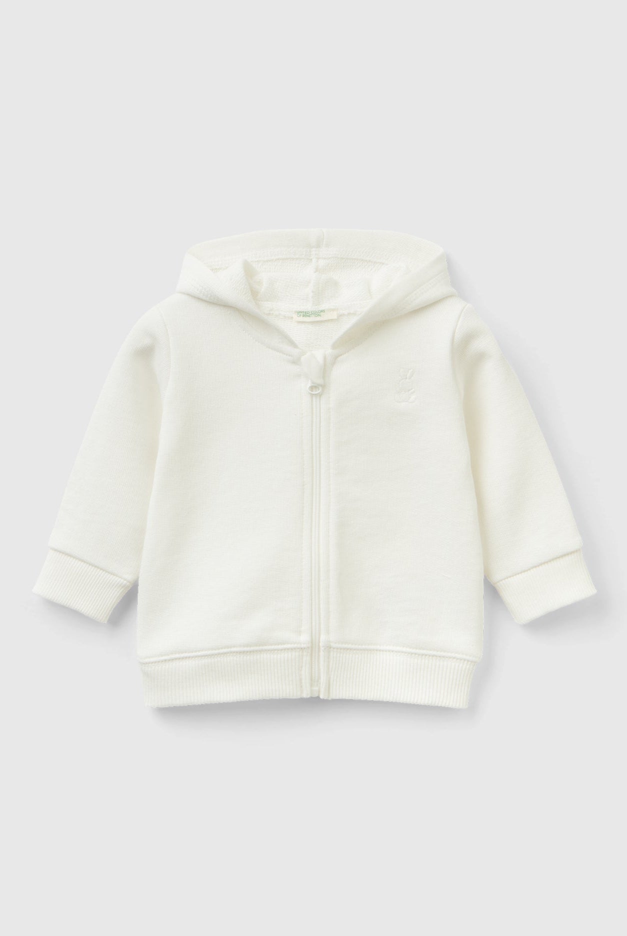 يونايتد كولورز اوف بينيتون هودي من القطن العضوي رضع