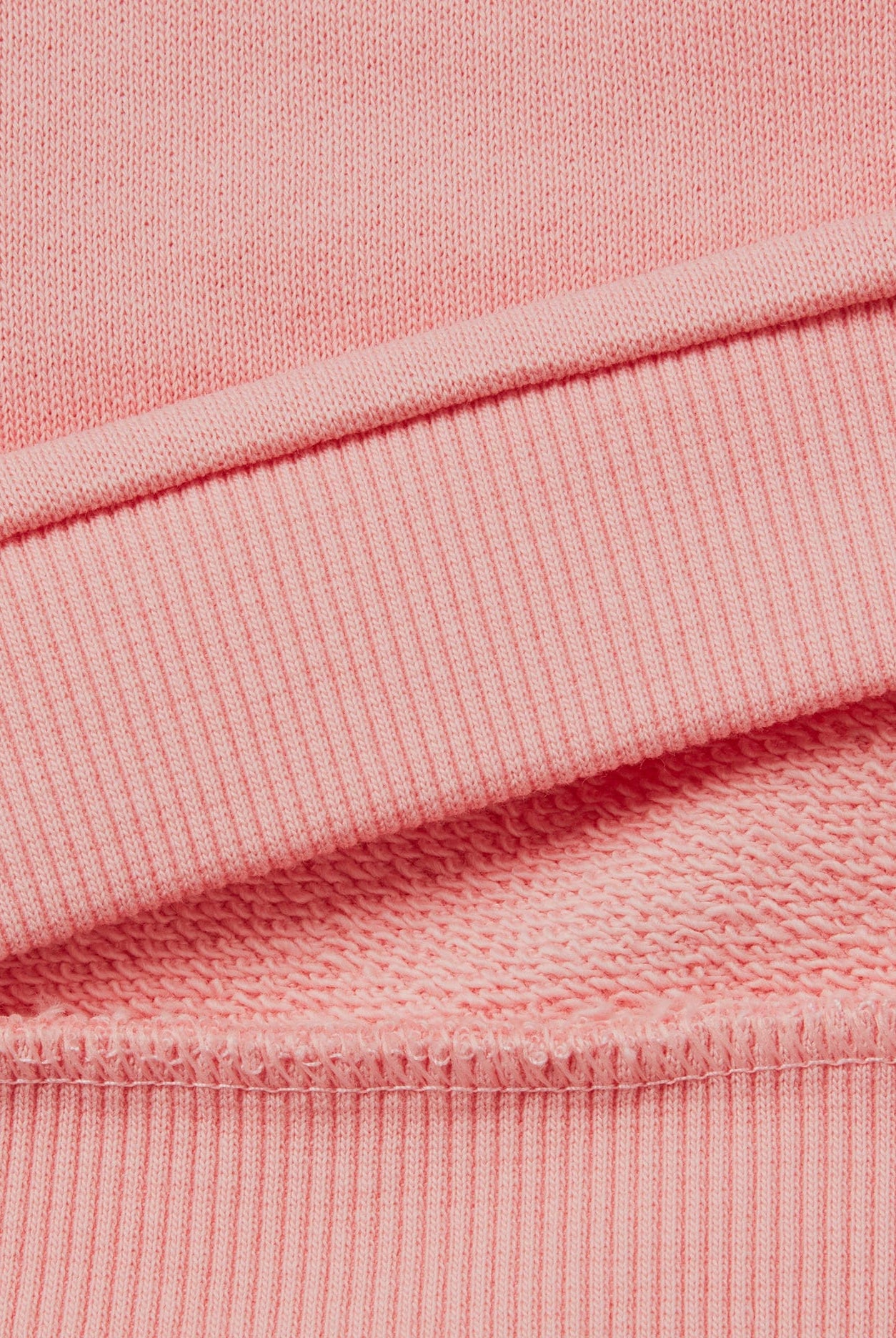 يونايتد كولورز اوف بينيتون سويت شيرت بناتي وردي من القطن العضوي مع طباعة لامعة