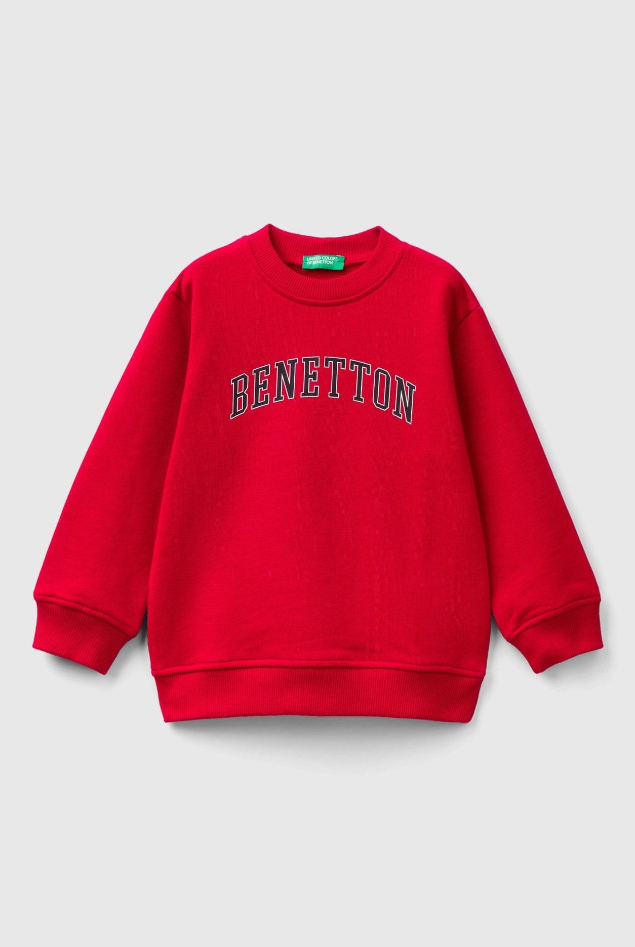 يونايتد كولورز اوف بينيتون سويت شيرت بأكمام طويلة من القطن بنسبة 100% أطفالي