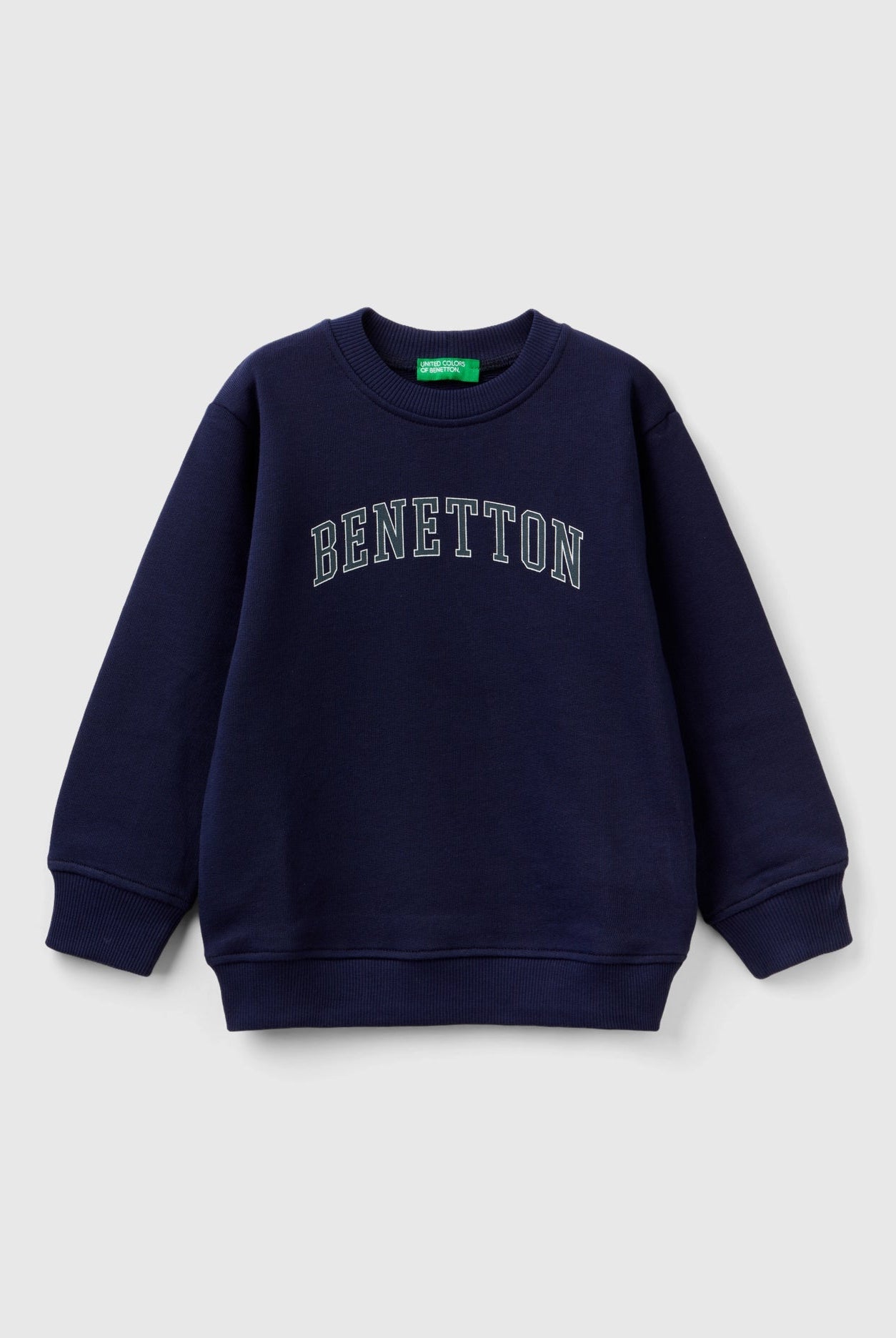 يونايتد كولورز اوف بينيتون سويت شيرت بأكمام طويلة من القطن بنسبة 100% أطفالي