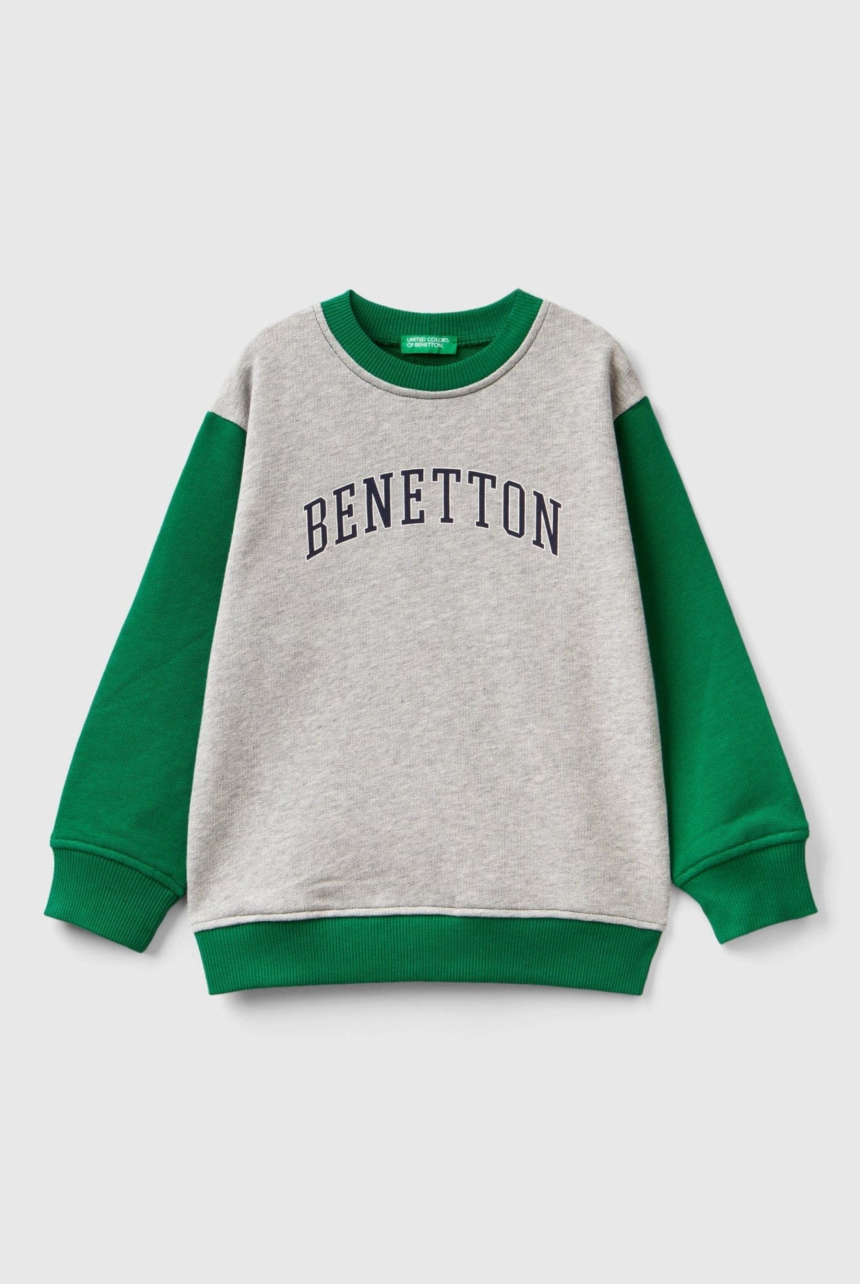 يونايتد كولورز اوف بينيتون سويت شيرت بأكمام طويلة من القطن بنسبة 100% أطفالي