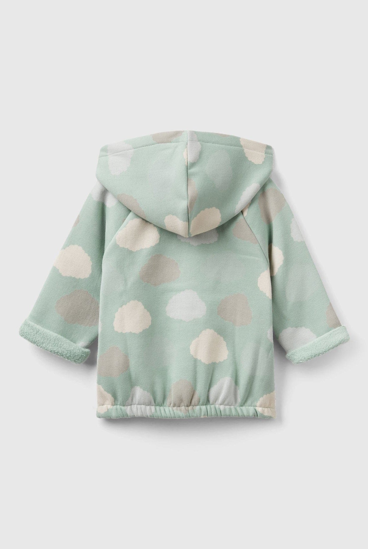 يونايتد كولورز اوف بينيتون سويت شيرت بنقشة سحاب رضع