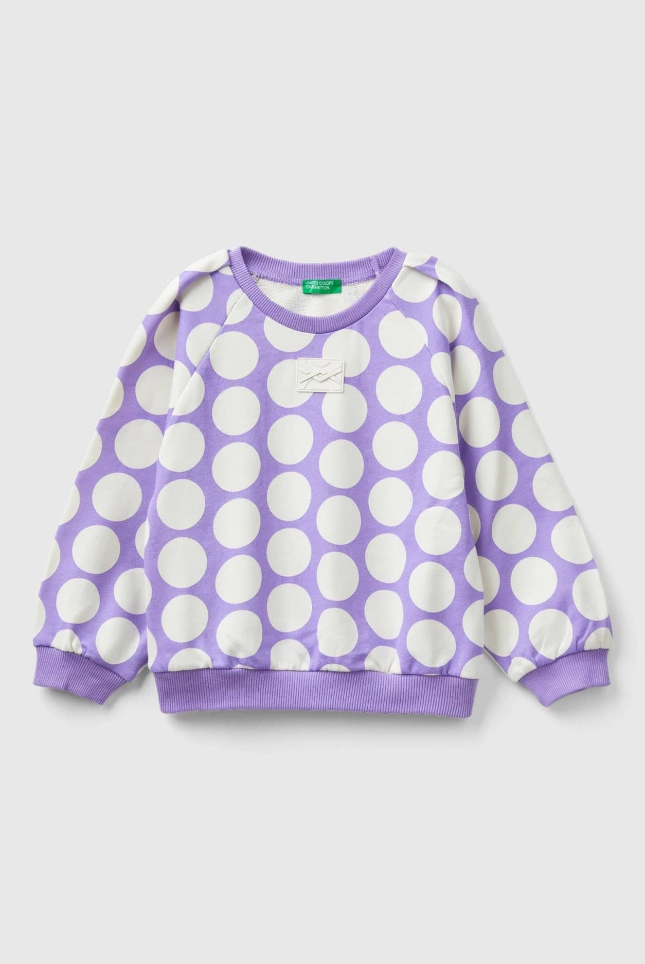 يونايتد كولورز اوف بينيتون سويت شيرت قطن 100% منقط بناتي