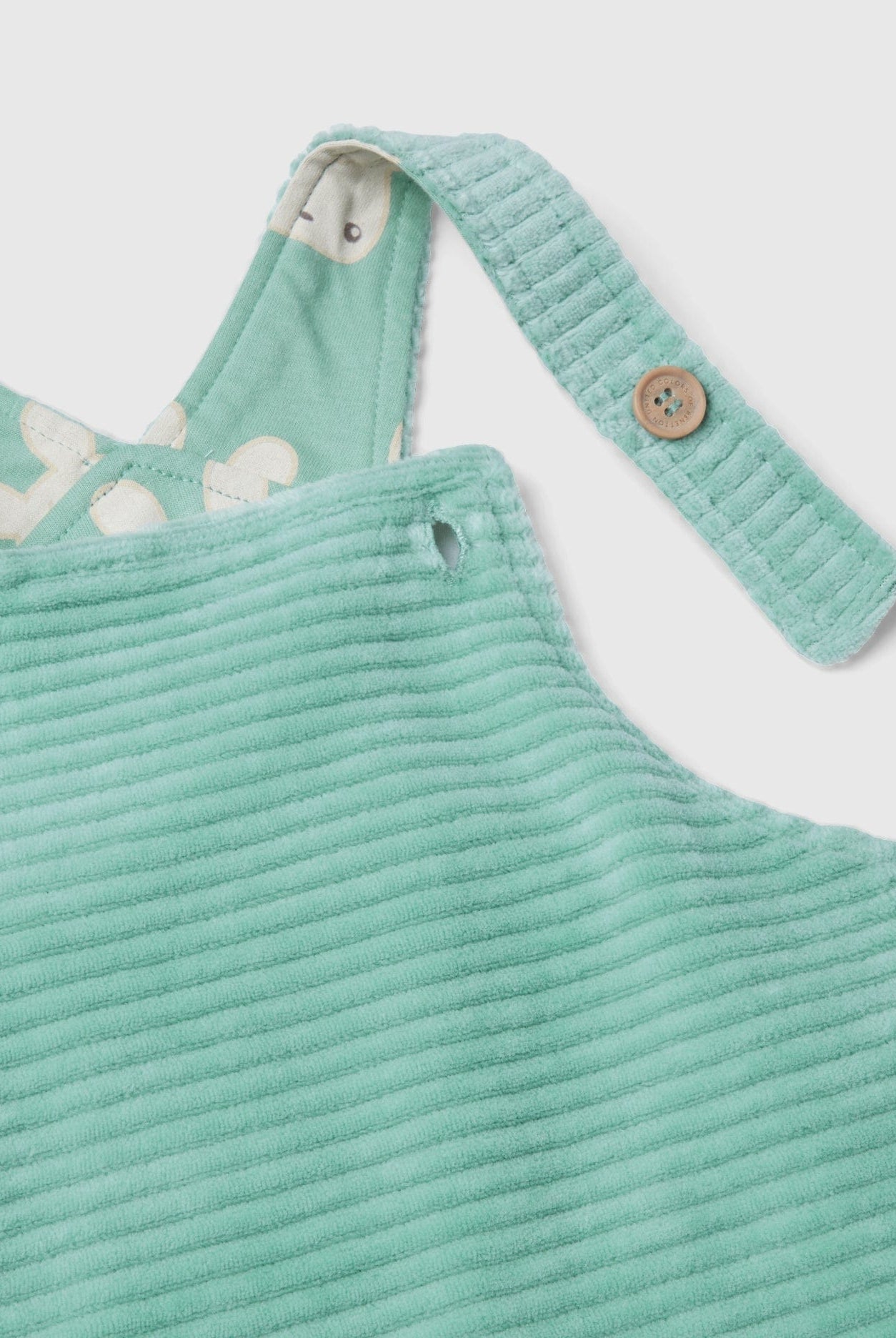 يونايتد كولورز اوف بينيتون بدلة مضلعة بالعرض كت رضع أطفال