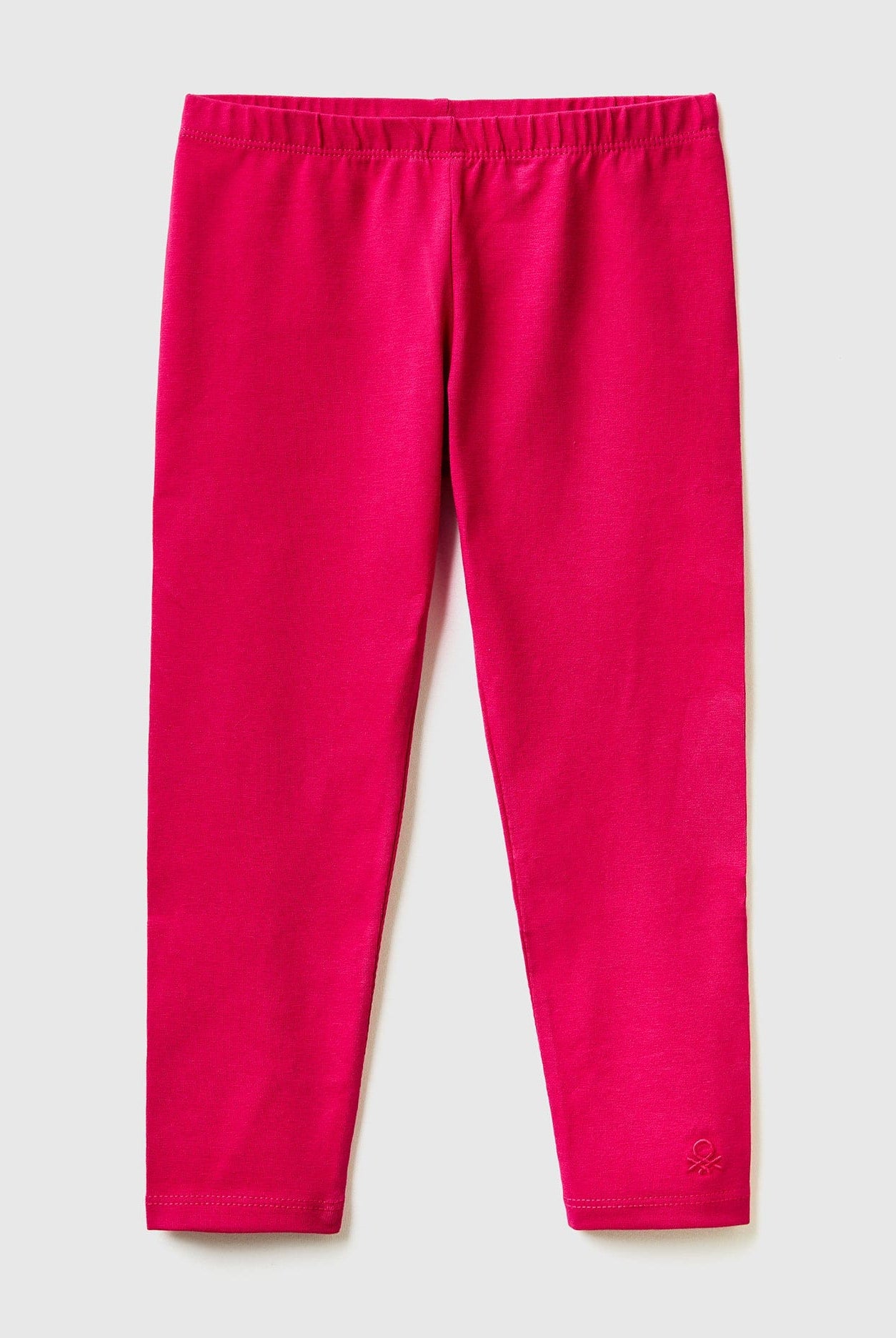 يونايتد كولورز اوف بينيتون ليقنز قطن بخصر مطاطي سادة بناتي