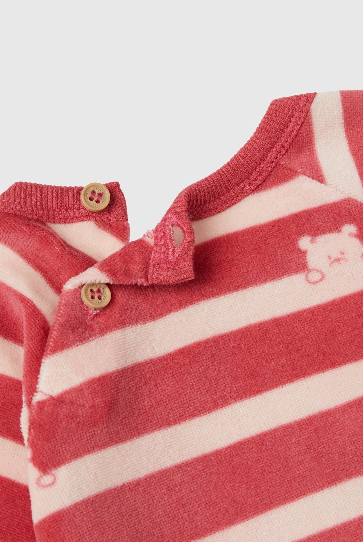 يونايتد كولورز اوف بينيتون طقم من قطعتين مخطط بالعرض كم طويل رضع أطفال