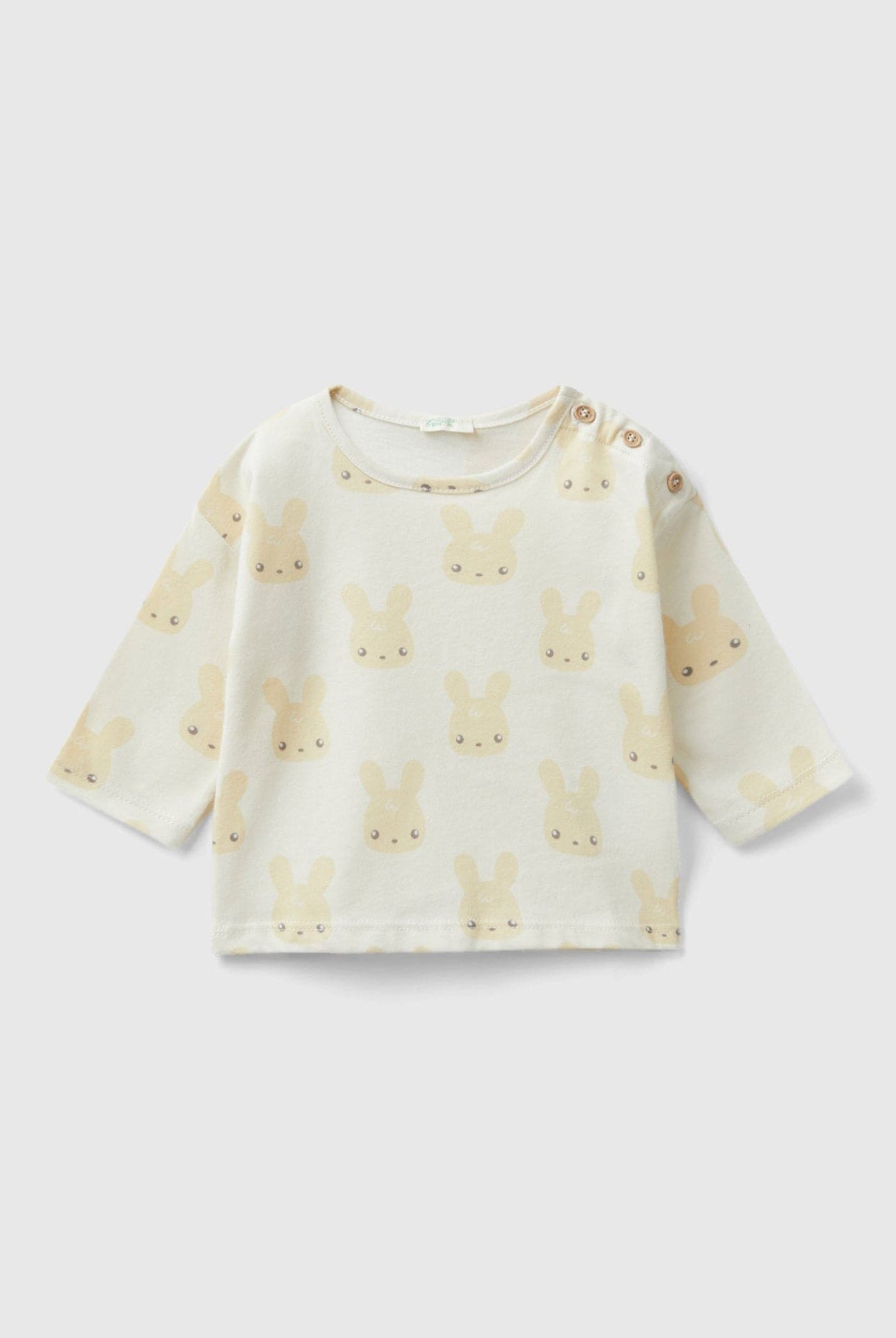 يونايتد كولورز اوف بينيتون تي شيرت مواليد بطبعة حيوانات ميكرو