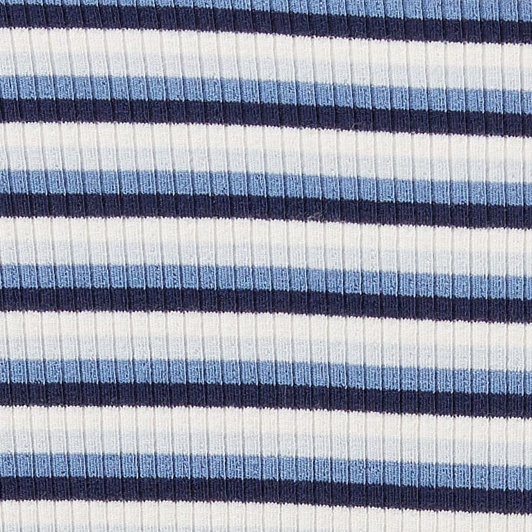 يونايتد كولورز اوف بينيتون تي شيرت مخطط بياقة عالية بناتي