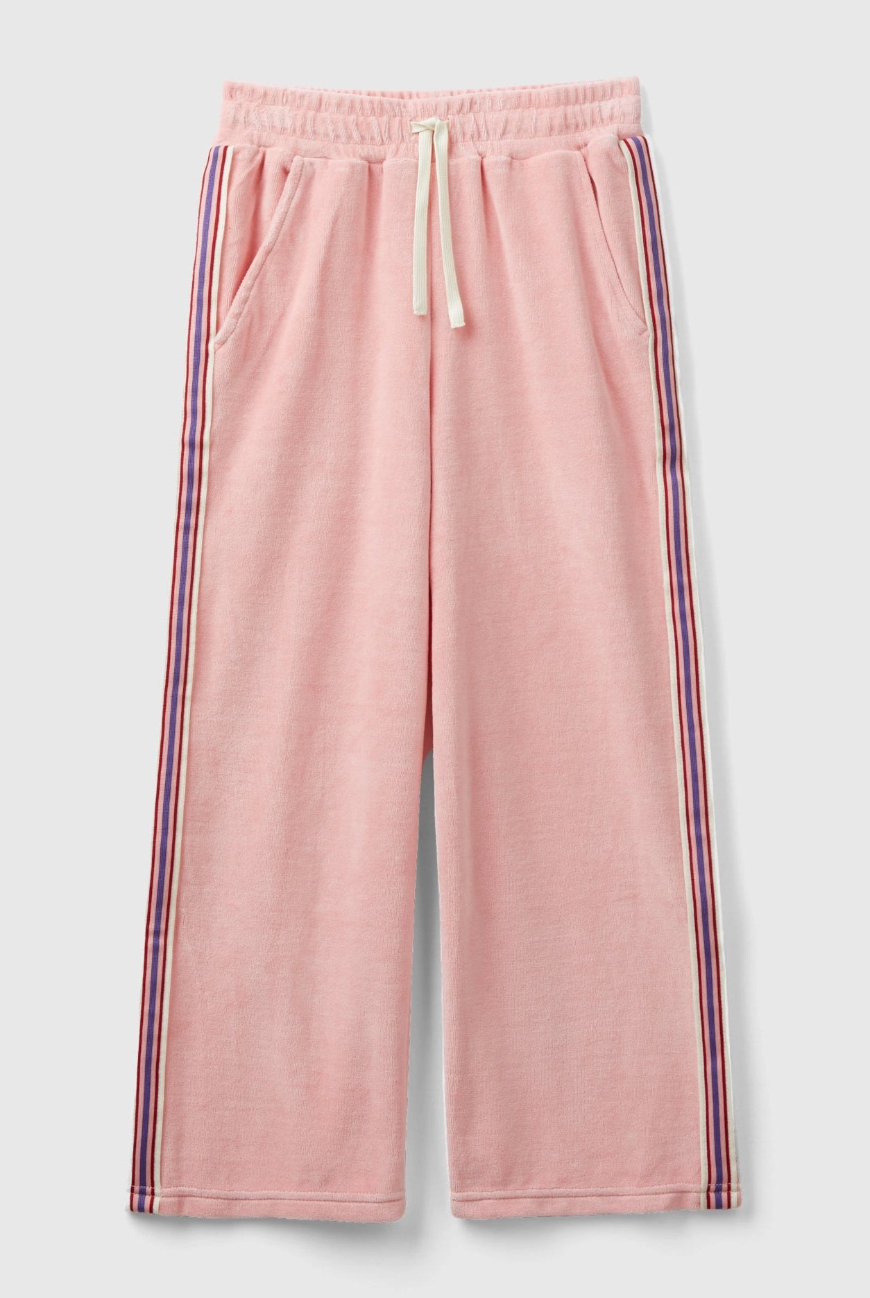 يونايتد كولورز اوف بينيتون بنطلون شينيل بأشرطة مخططة بناتي