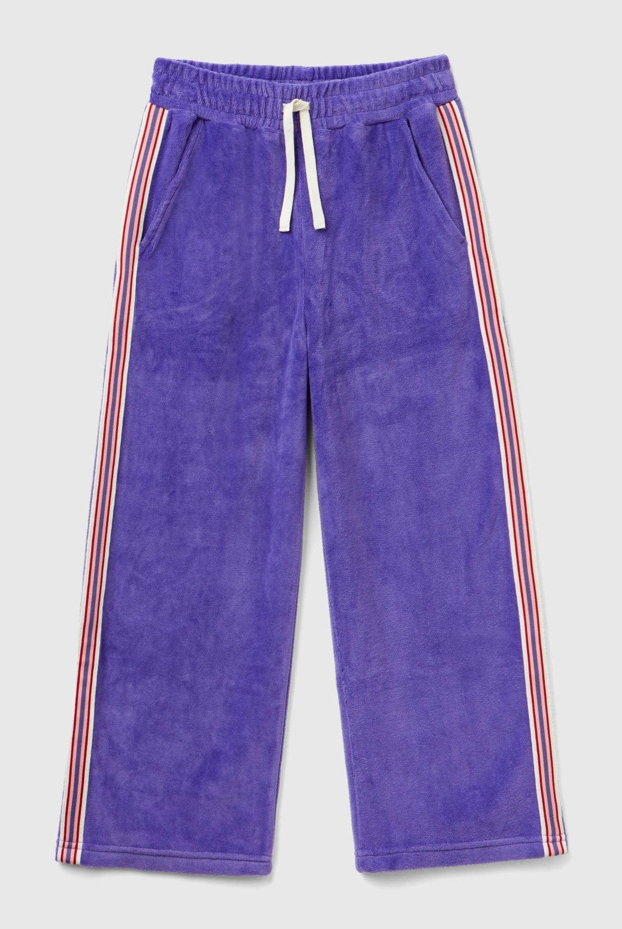 يونايتد كولورز اوف بينيتون بنطلون شينيل بأشرطة مخططة بناتي