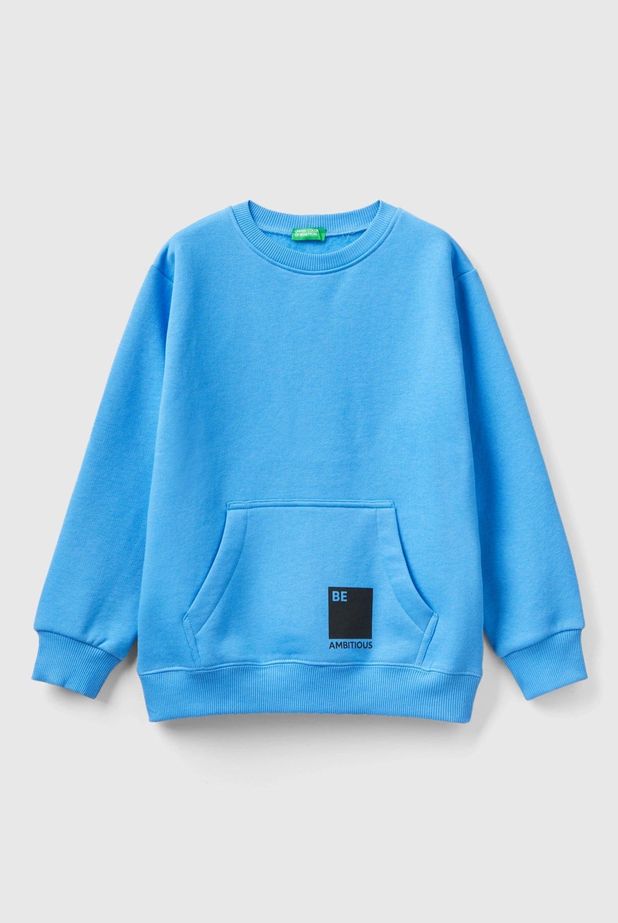 يونايتد كولورز اوف بينيتون سويت شيرت دافئ بطبعة وجيوب أمامية أطفالي