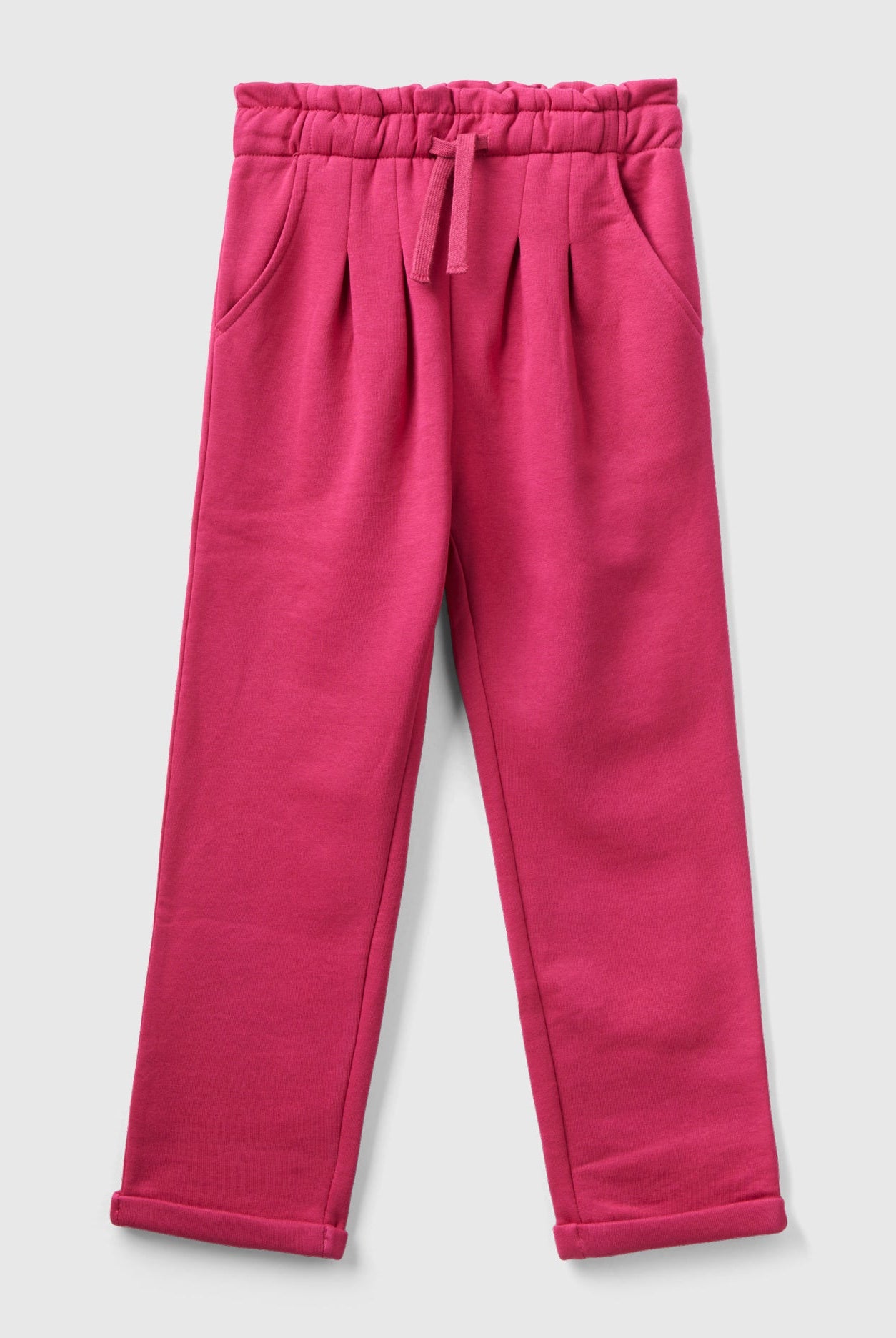 يونايتد كولورز اوف بينيتون بنطلون اطفال قماشي بحزام عالخصر