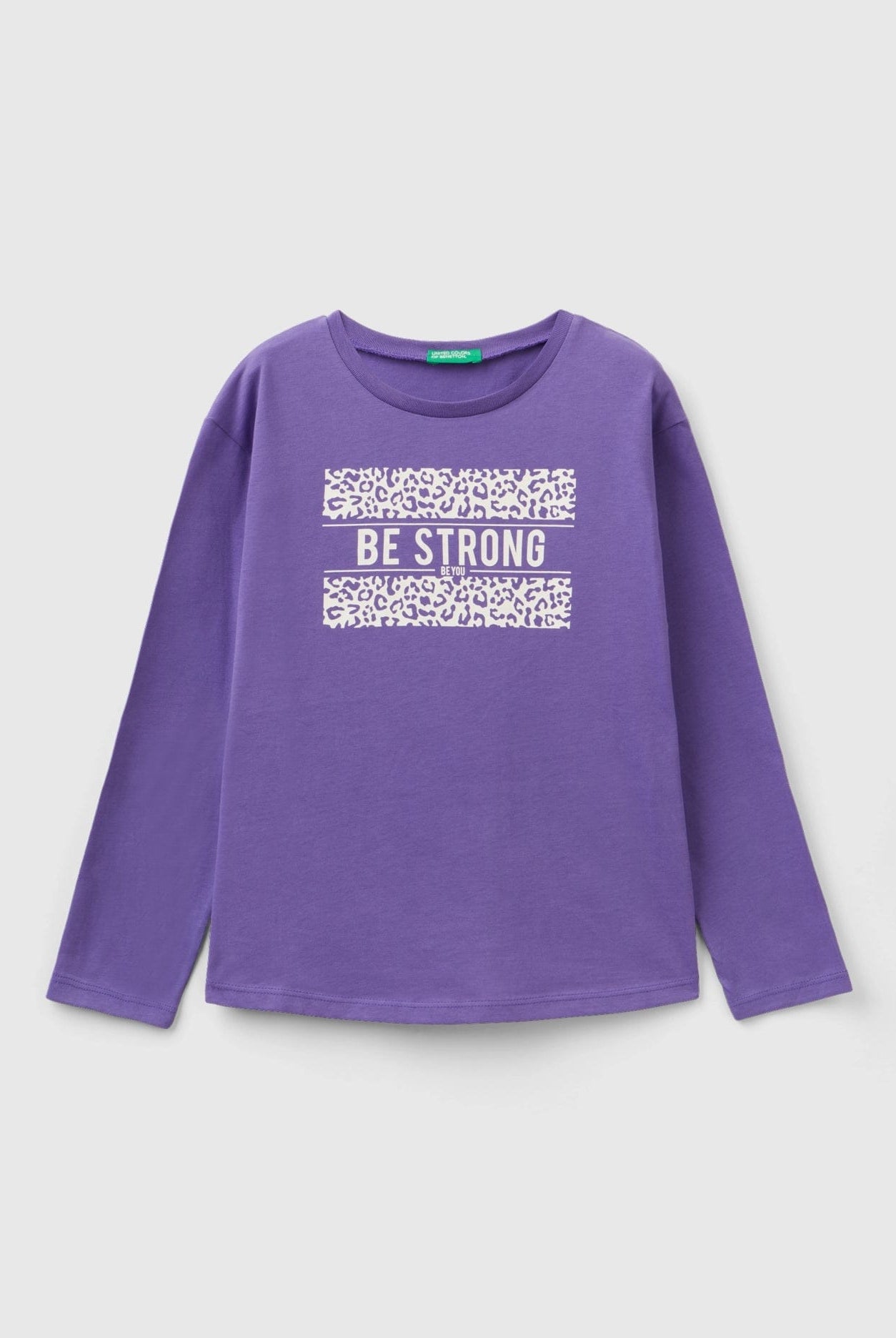 يونايتد كولورز اوف بينيتون تي شيرت قطن بطبعة نجمة كم طويل أطفالي