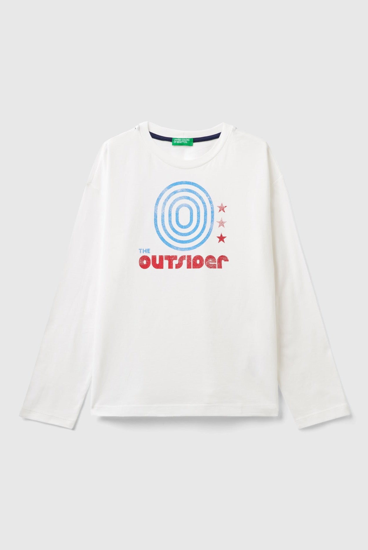 يونايتد كولورز اوف بينيتون تيشيرت ولادي مطبوع كم طويل