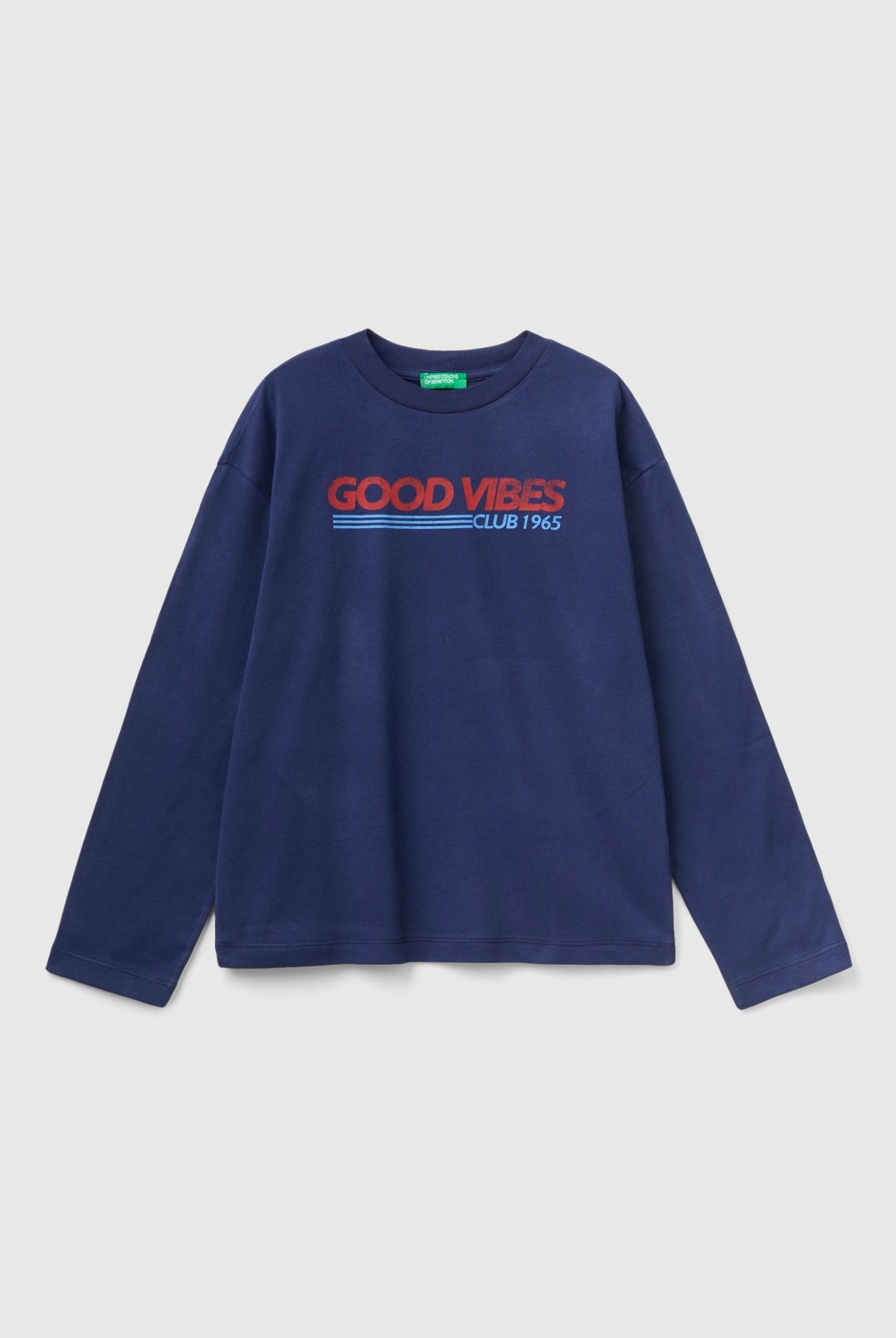 يونايتد كولورز اوف بينيتون تيشيرت ولادي مطبوع كم طويل