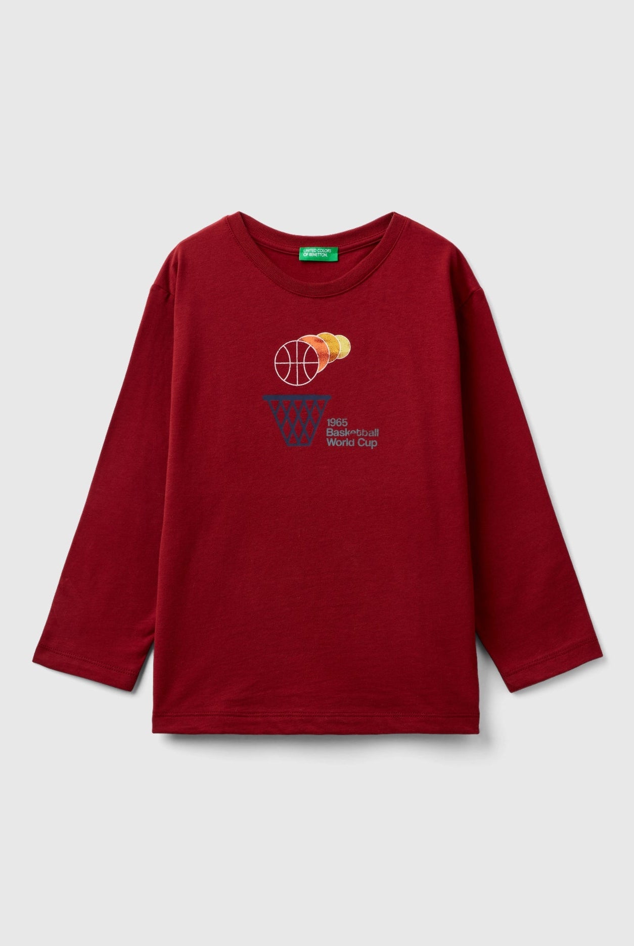 يونايتد كولورز اوف بينيتون تيشيرت اطفالي بطبعة طائر