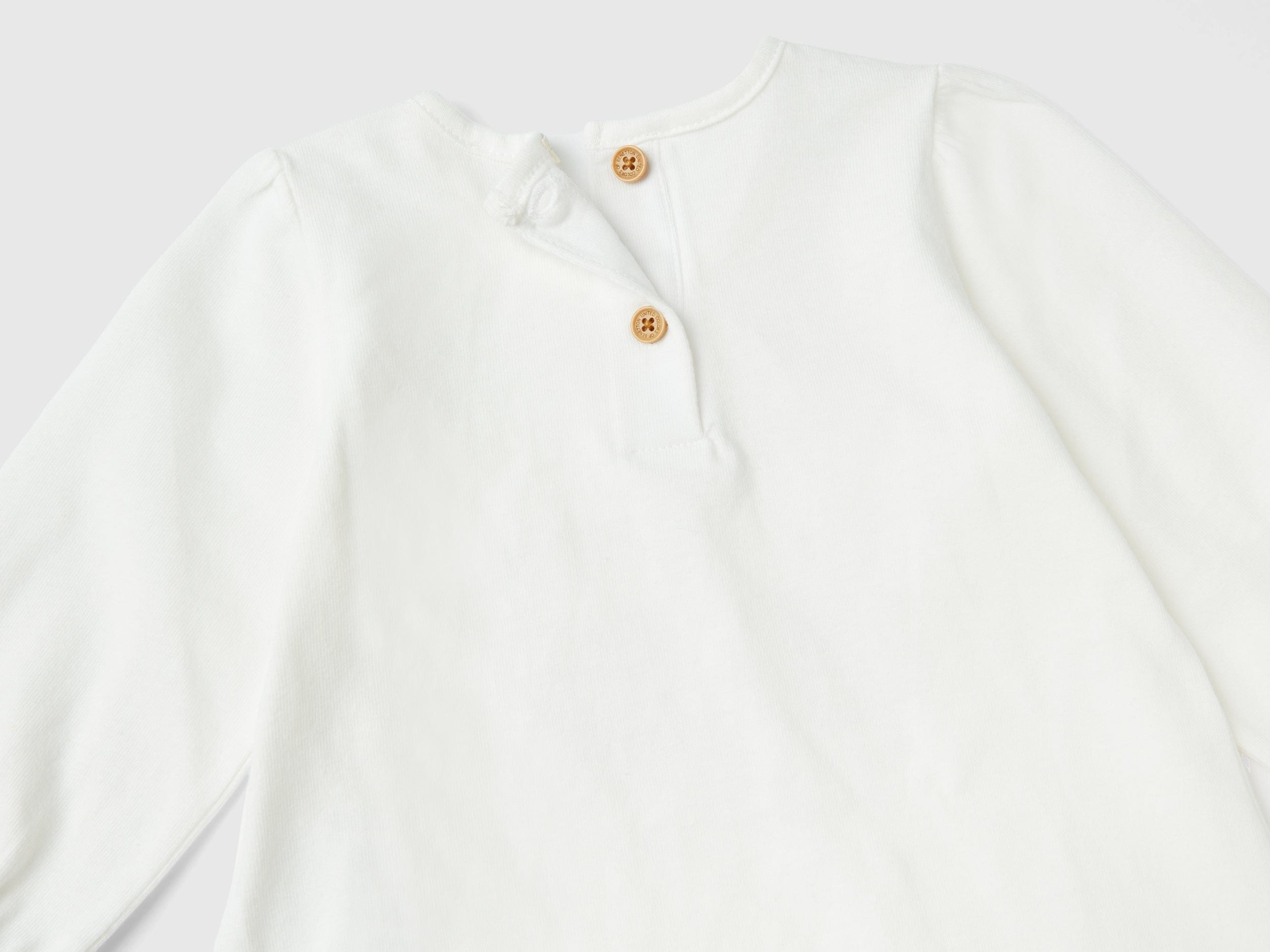 يونايتد كولورز اوف بينيتون طقم بنطلون منقوش وتيشيرت كم طويل رضع أطفال