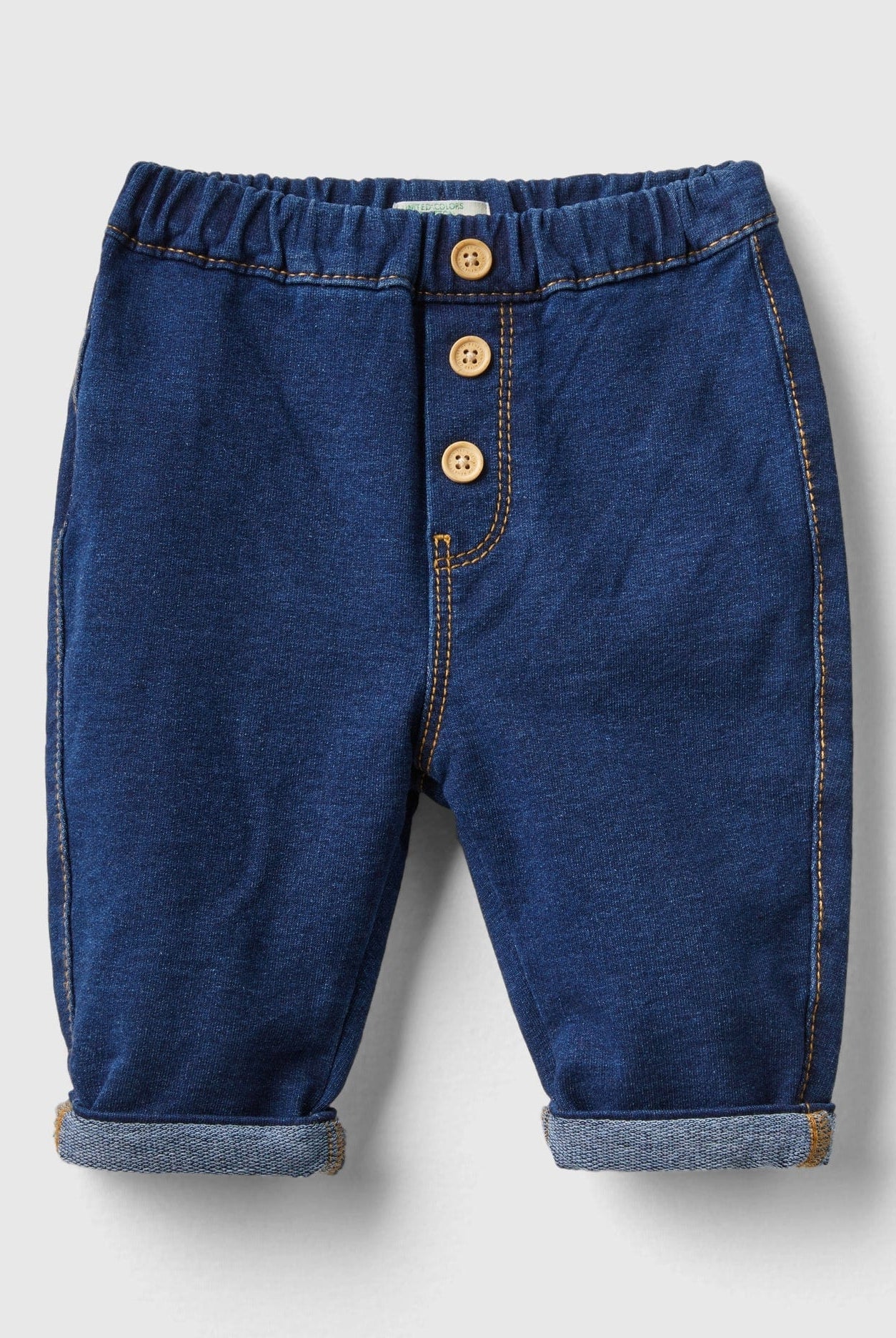 يونايتد كولورز اوف بينيتون بنطلون اطفالي رضع دنيم واسع