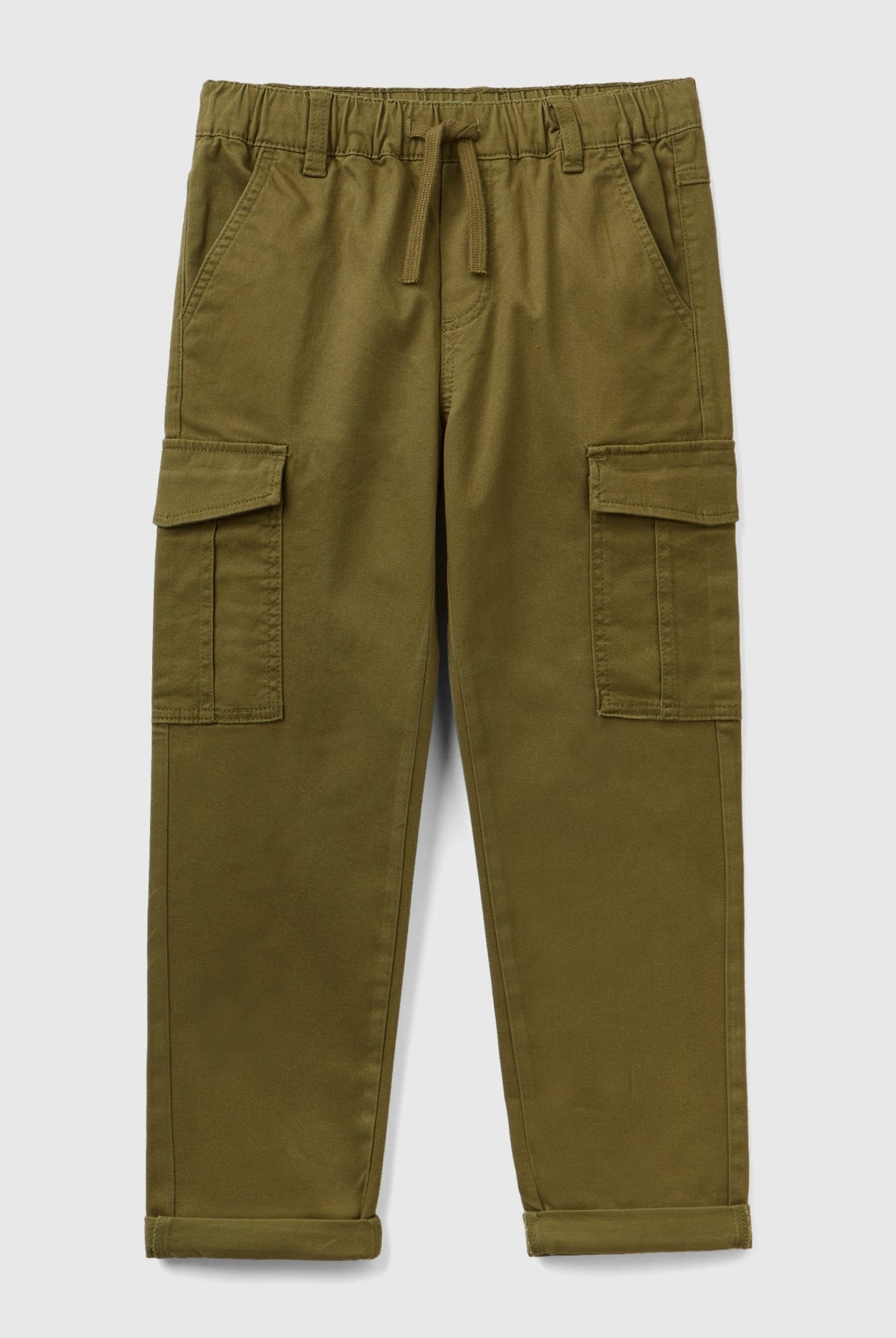 يونايتد كولورز اوف بينيتون بنطلون كارجو بقصة مستقيمة سادة أطفالي