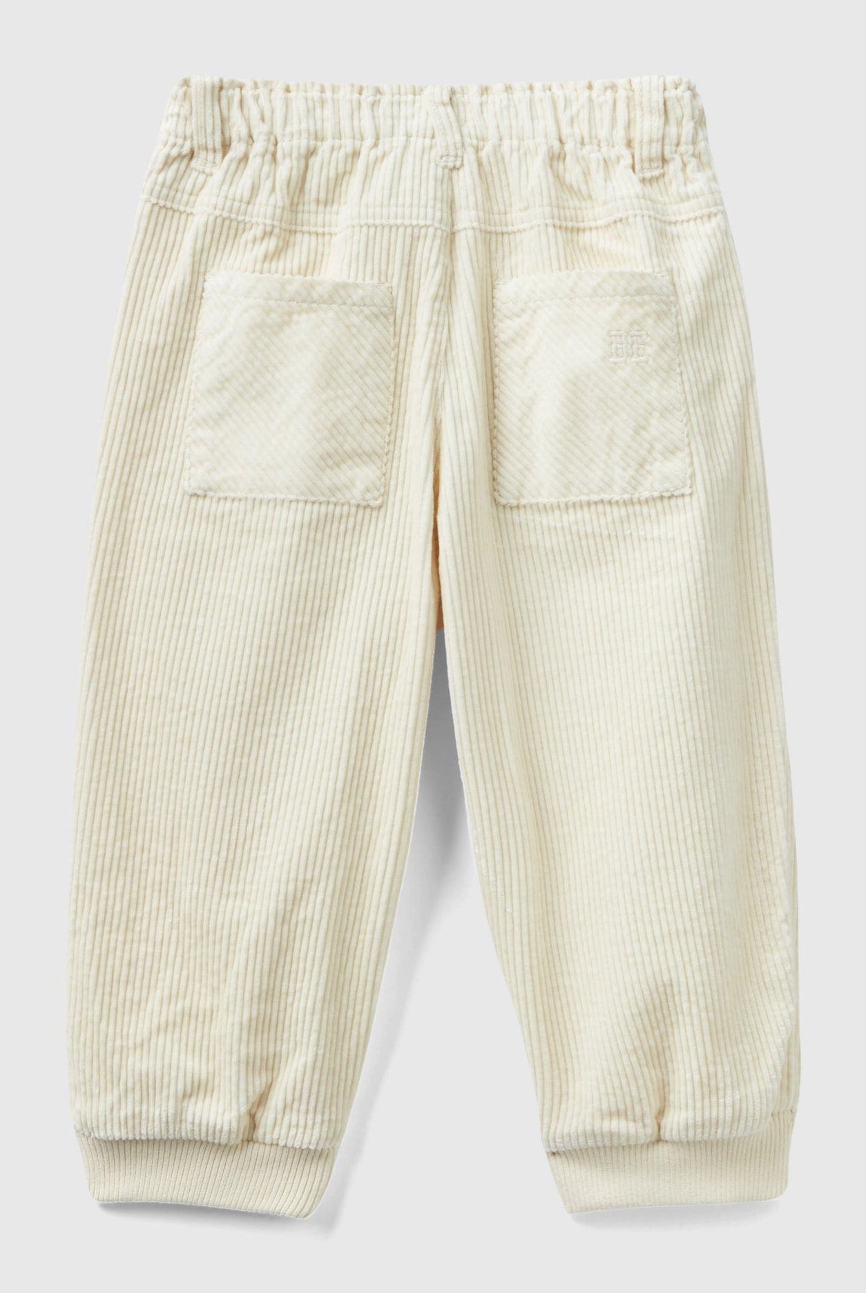 يونايتد كولورز اوف بينيتون بنطلون مخملي بأرجل مطاطية مضلع طويل اطفالي