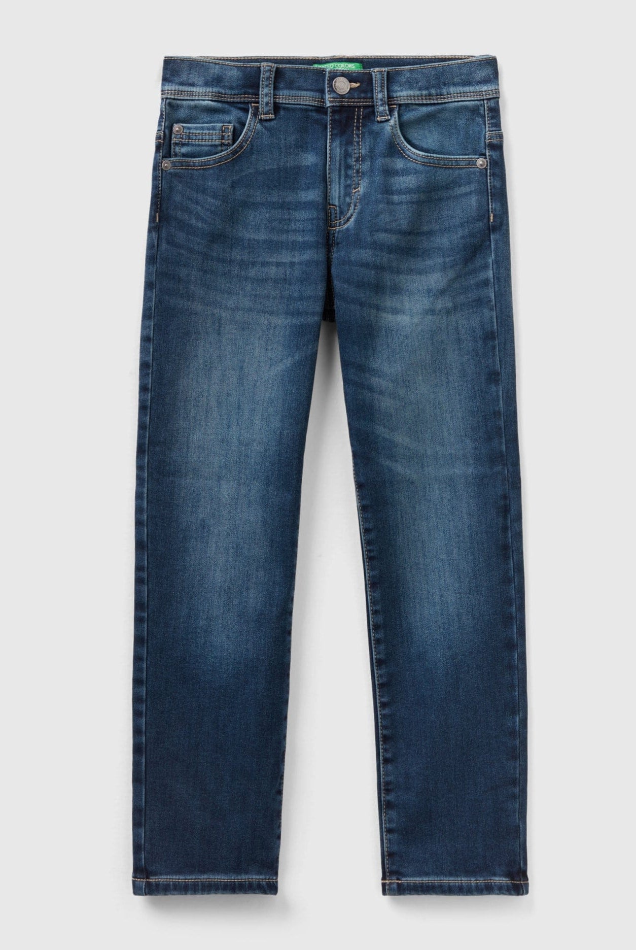 يونايتد كولورز اوف بينيتون بنطلون جينز أزرق سكيني للأطفال