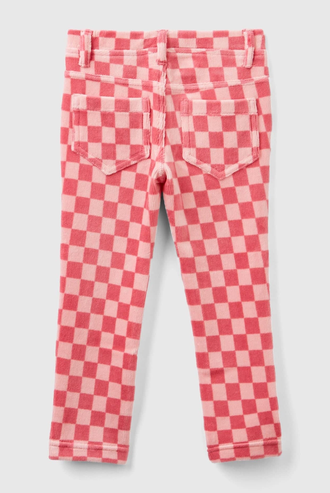 يونايتد كولورز اوف بينيتون بنطلون جينز وردي بطبعة فيونكة بناتي