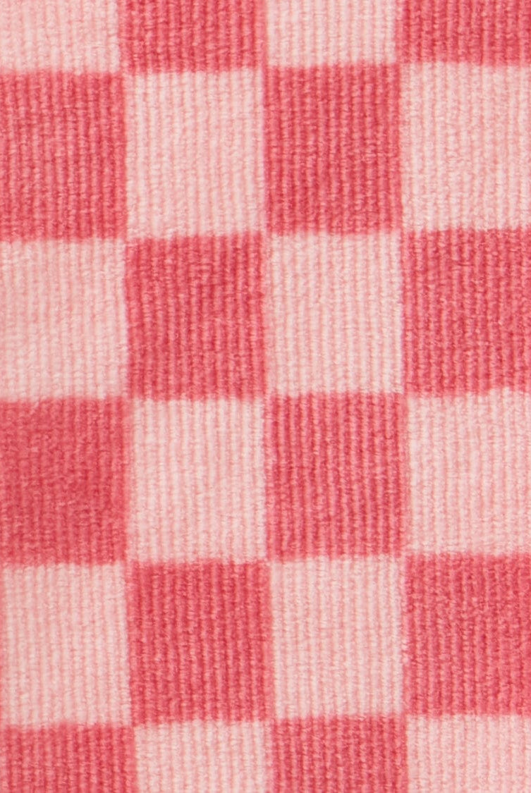 يونايتد كولورز اوف بينيتون بنطلون جينز وردي بطبعة فيونكة بناتي