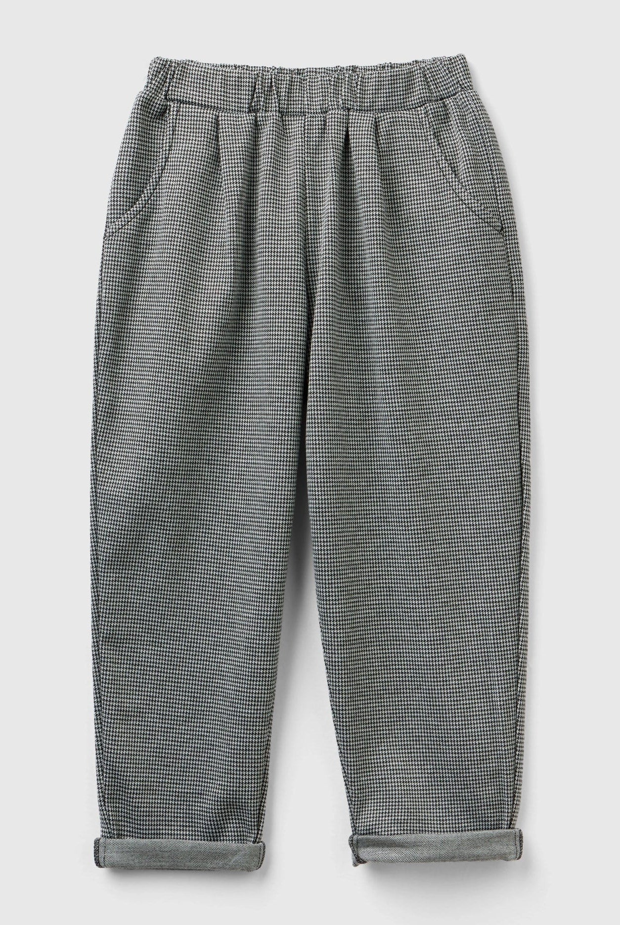 يونايتد كولورز اوف بينيتون بنطلون اطفالي موم فيت بنقشة هاوندستوث