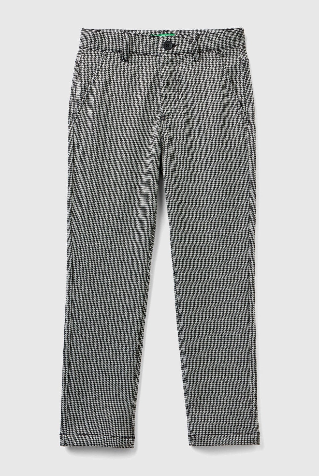 يونايتد كولورز اوف بينيتون بنطال اطفالي بنقشة هاوندستوث