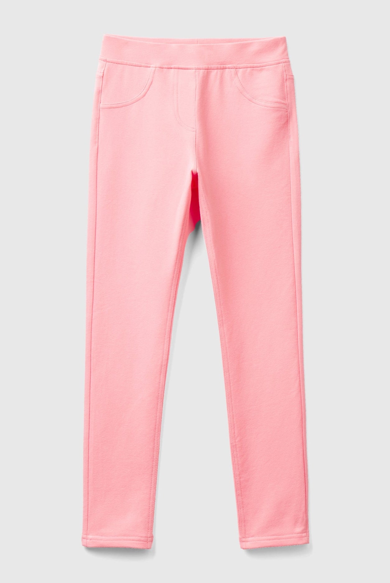 يونايتد كولورز اوف بينيتون ليقنز ضيق مطاطي سادة طويل بناتي