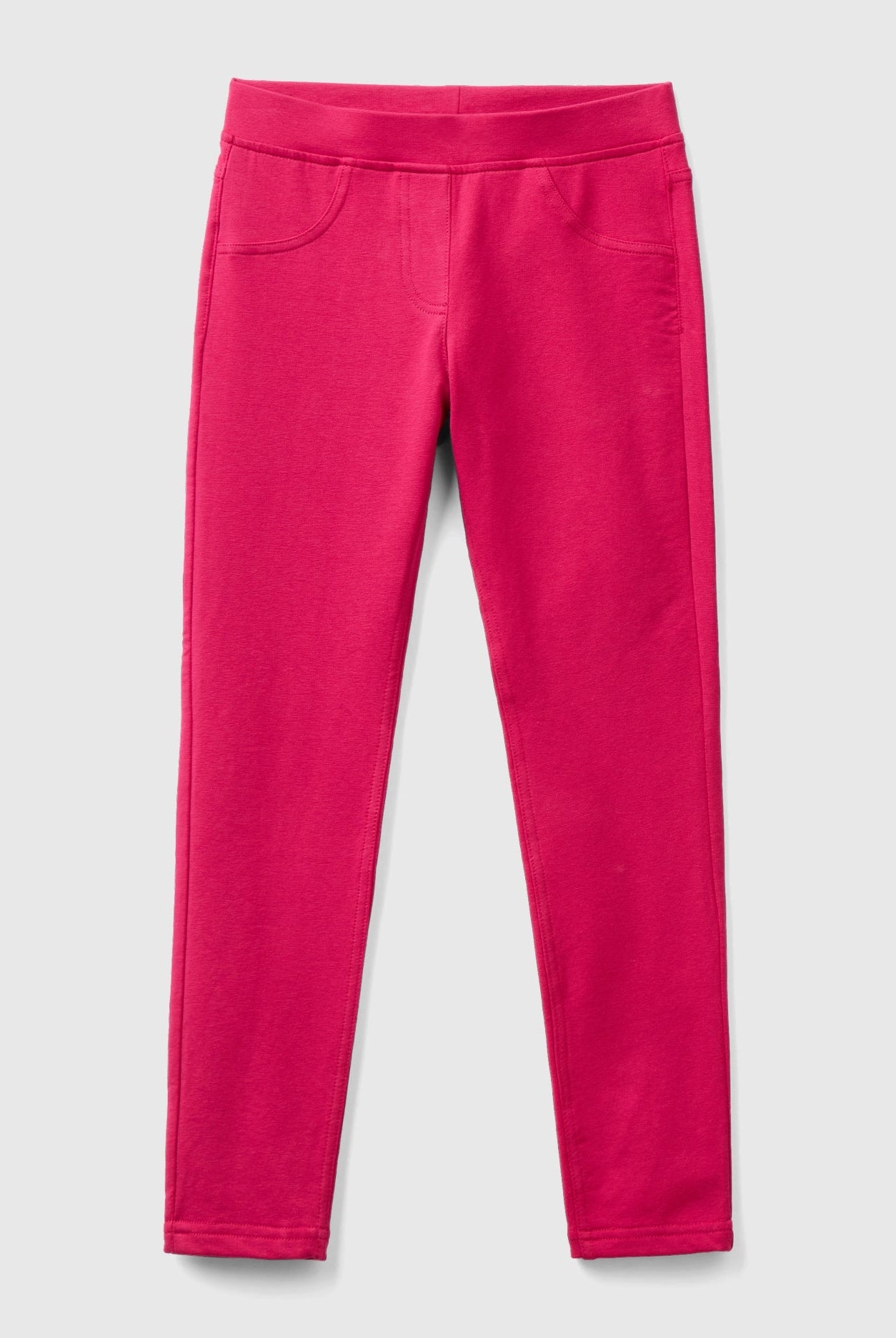 يونايتد كولورز اوف بينيتون ليقنز ضيق مطاطي سادة طويل بناتي