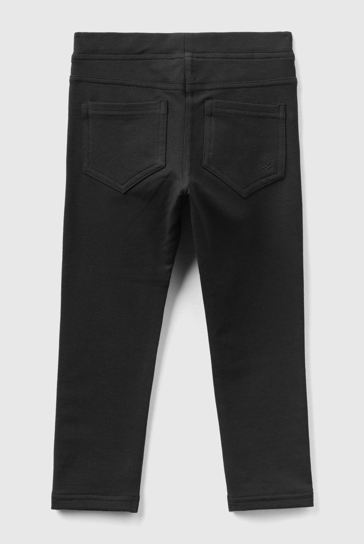 يونايتد كولورز اوف بينيتون بنطلون بناتي من القطن العضوي المطاط