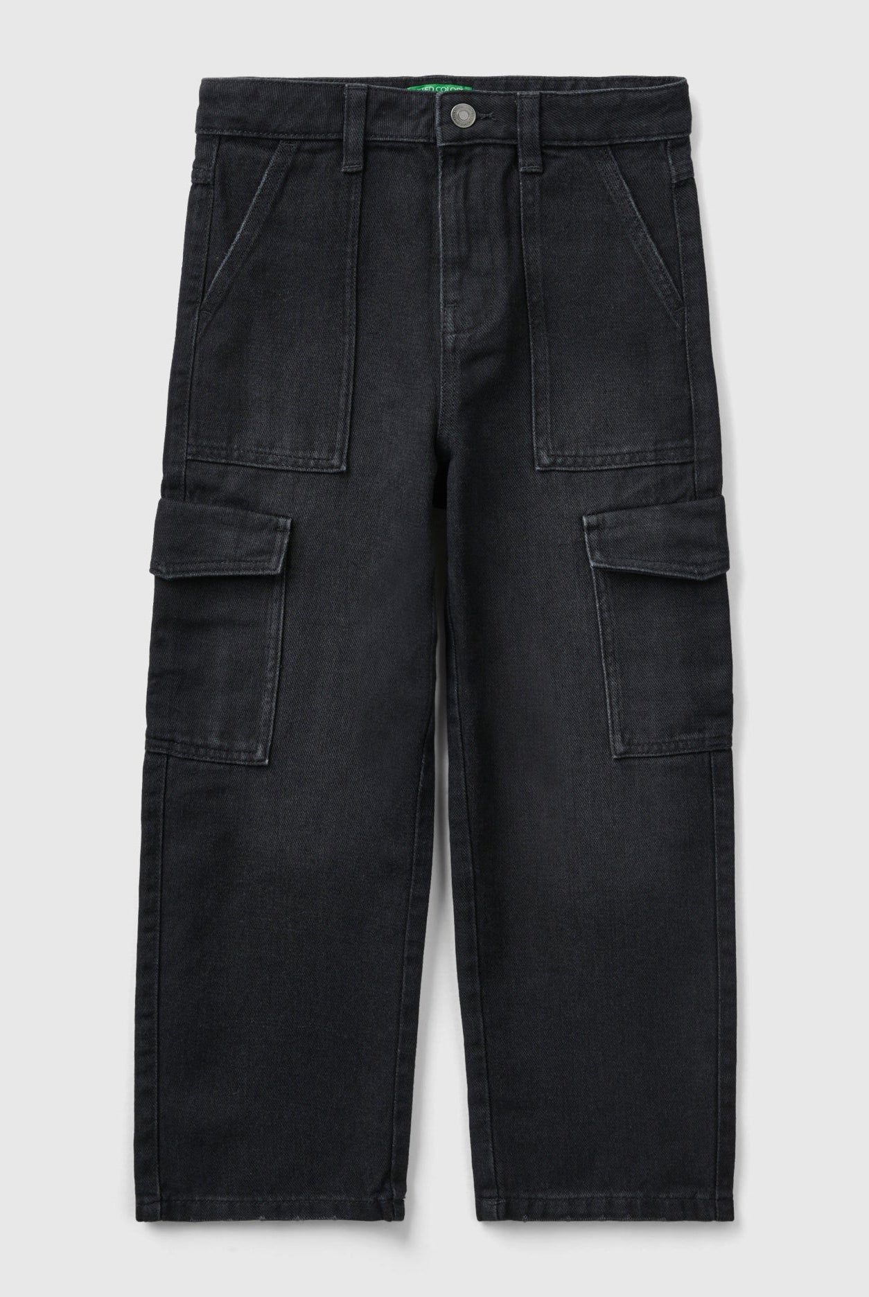 يونايتد كولورز اوف بينيتون بنطلون جينز كارجو دنيم أطفالي