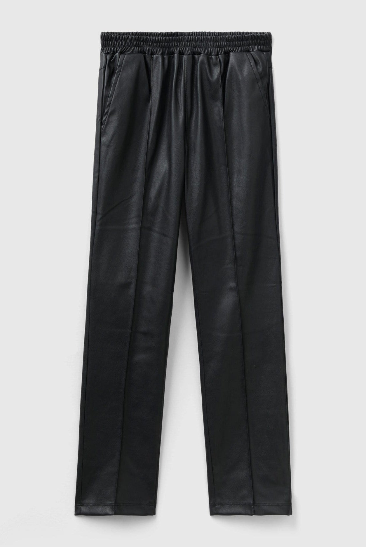 يونايتد كولورز اوف بينيتون بنطلون ضيق من الجلد أطفالي سادة