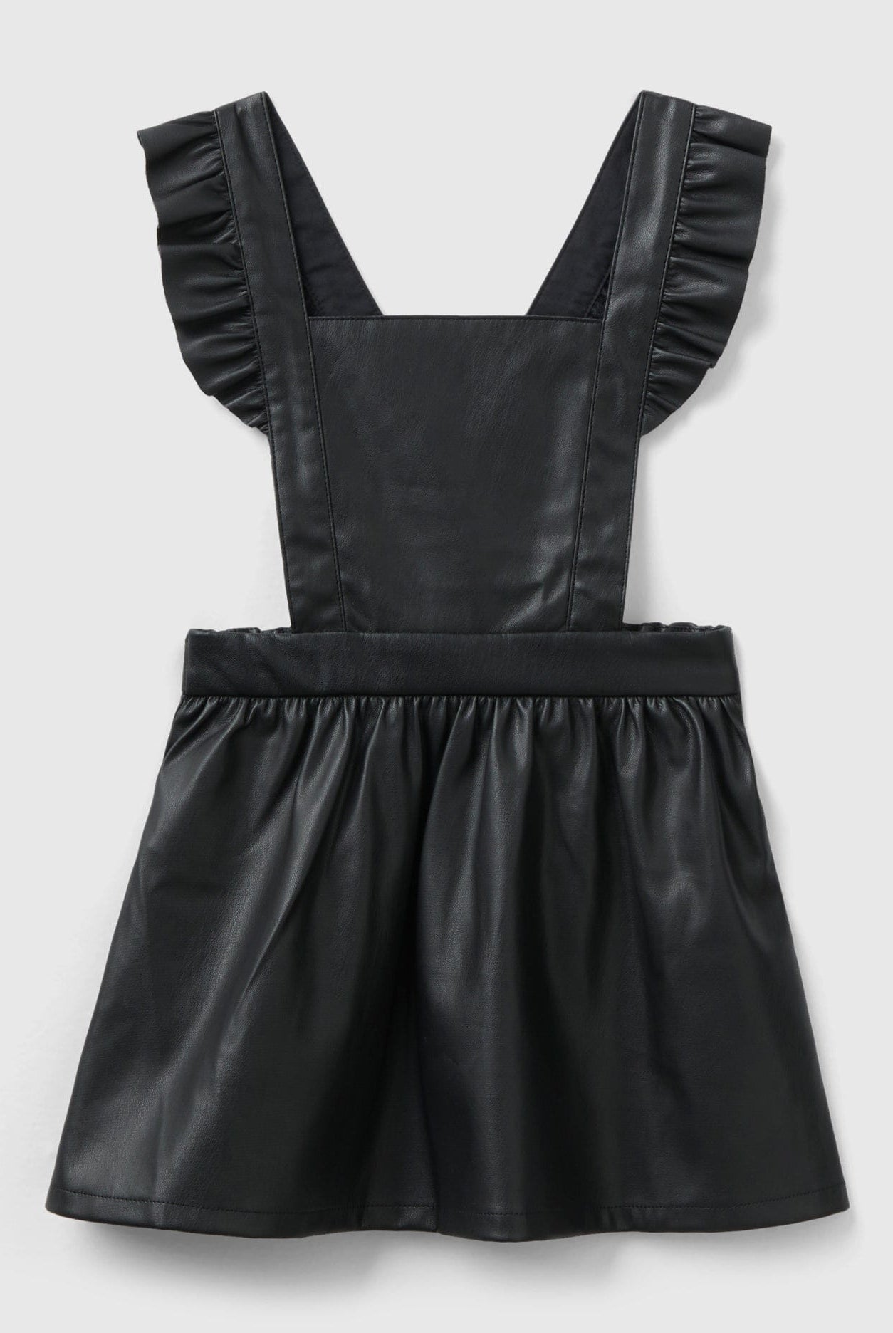 يونايتد كولورز اوف بينيتون تنورة بناتي بذلة من الجلد الصناعي