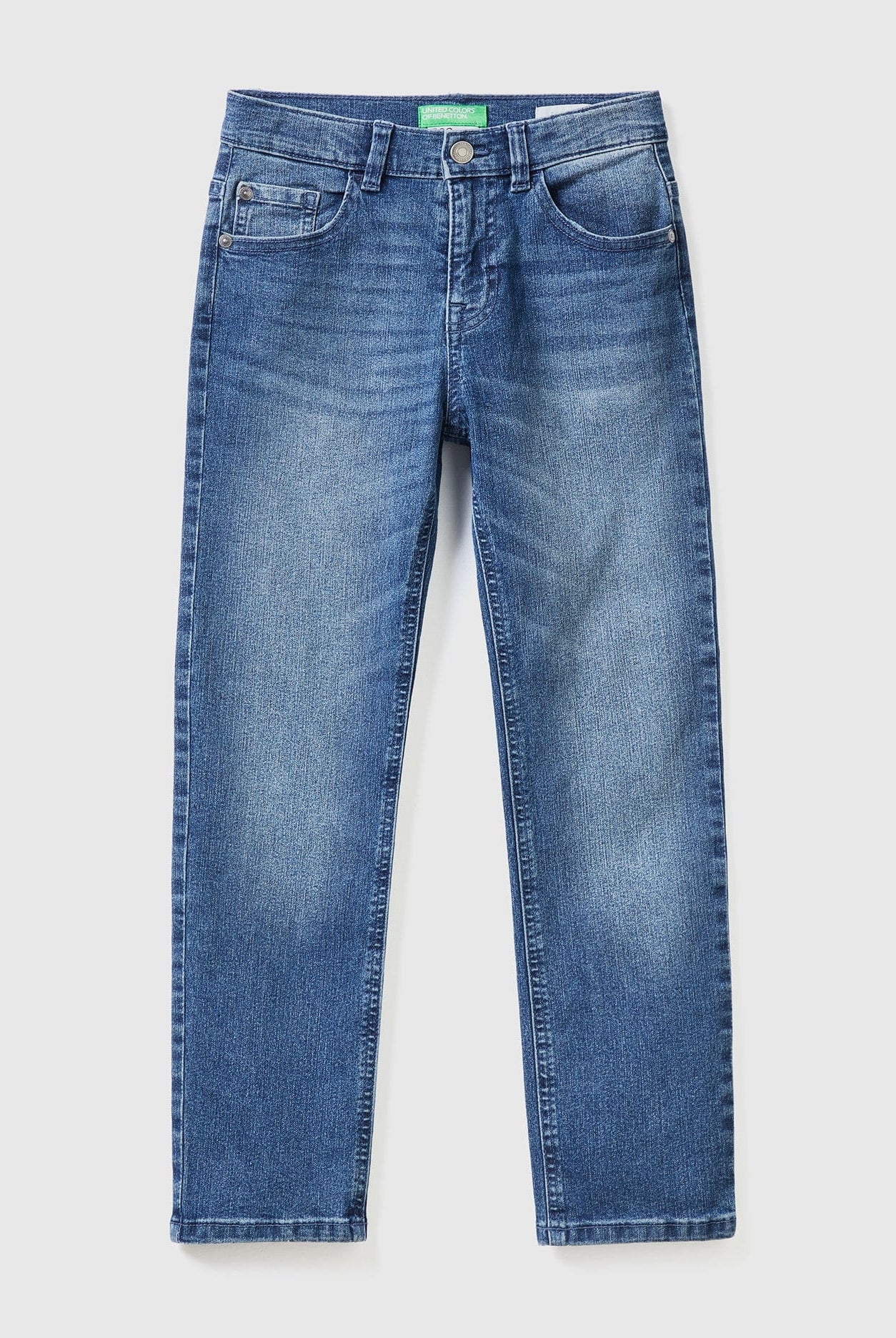 يونايتد كولورز اوف بينيتون بنطلون جينز أطفالي سليم فيت صديق للبيئة