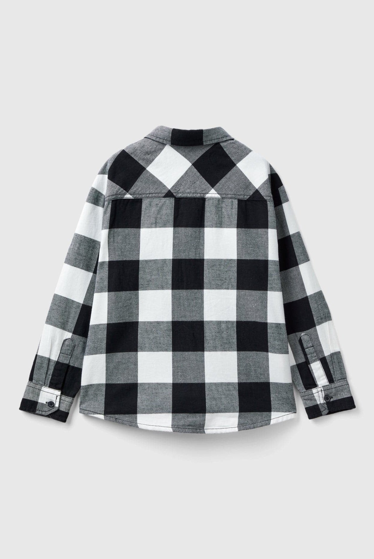 يونايتد كولورز اوف بينيتون قميص ولادي منقوش قطن