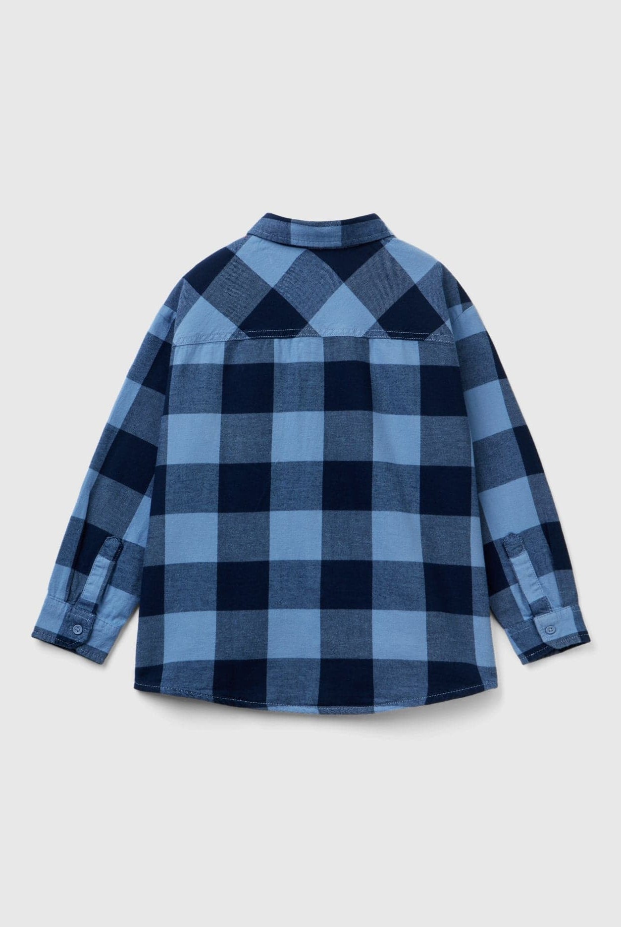 يونايتد كولورز اوف بينيتون قميص ولادي منقوش قطن