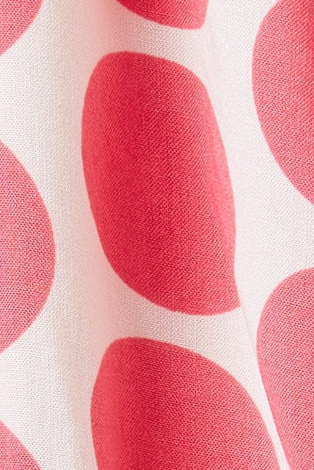 يونايتد كولورز اوف بينيتون بلوزة بناتي بنقاط منقطة واسعة