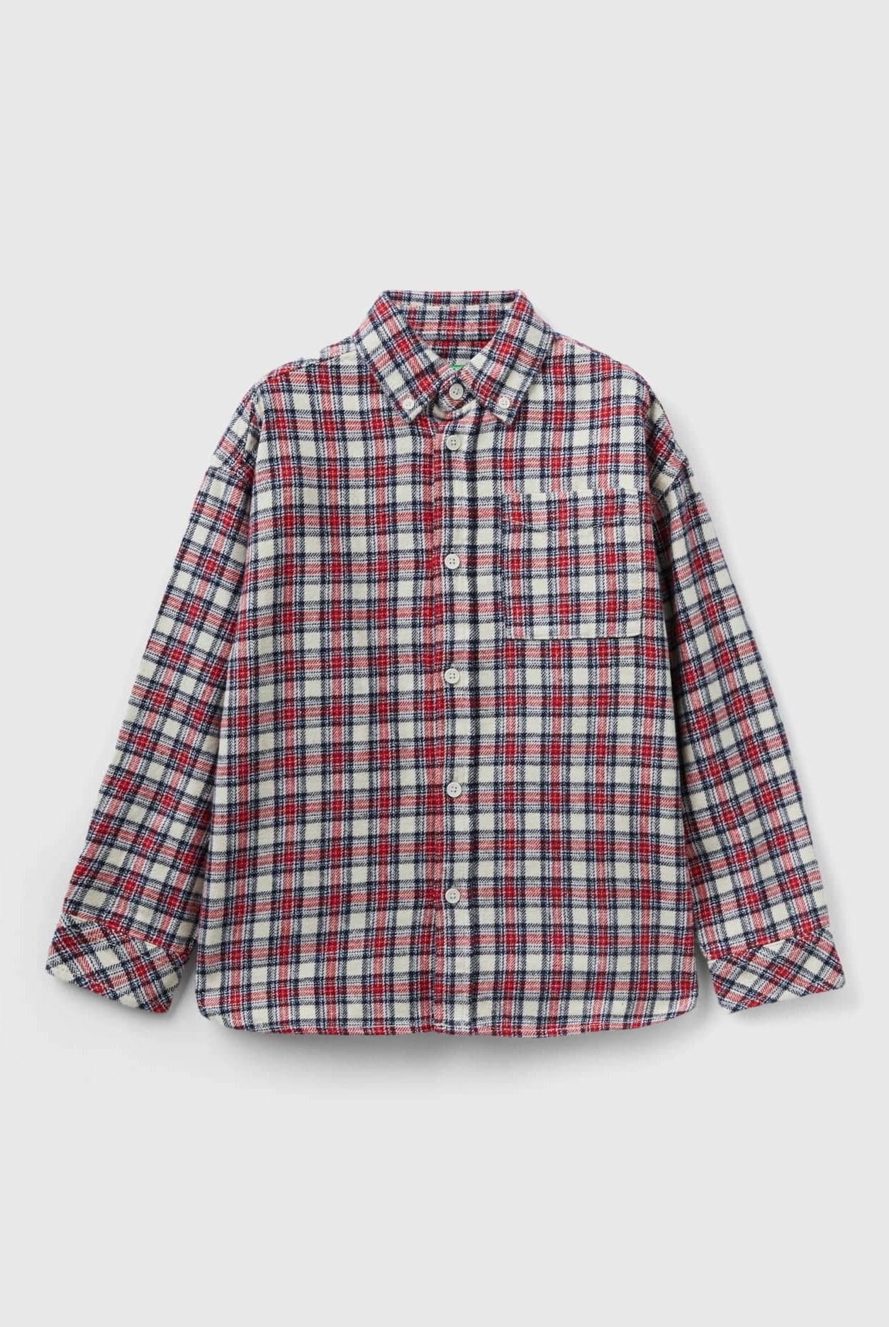 يونايتد كولورز اوف بينيتون قميص اطفالي مقلم بجيب