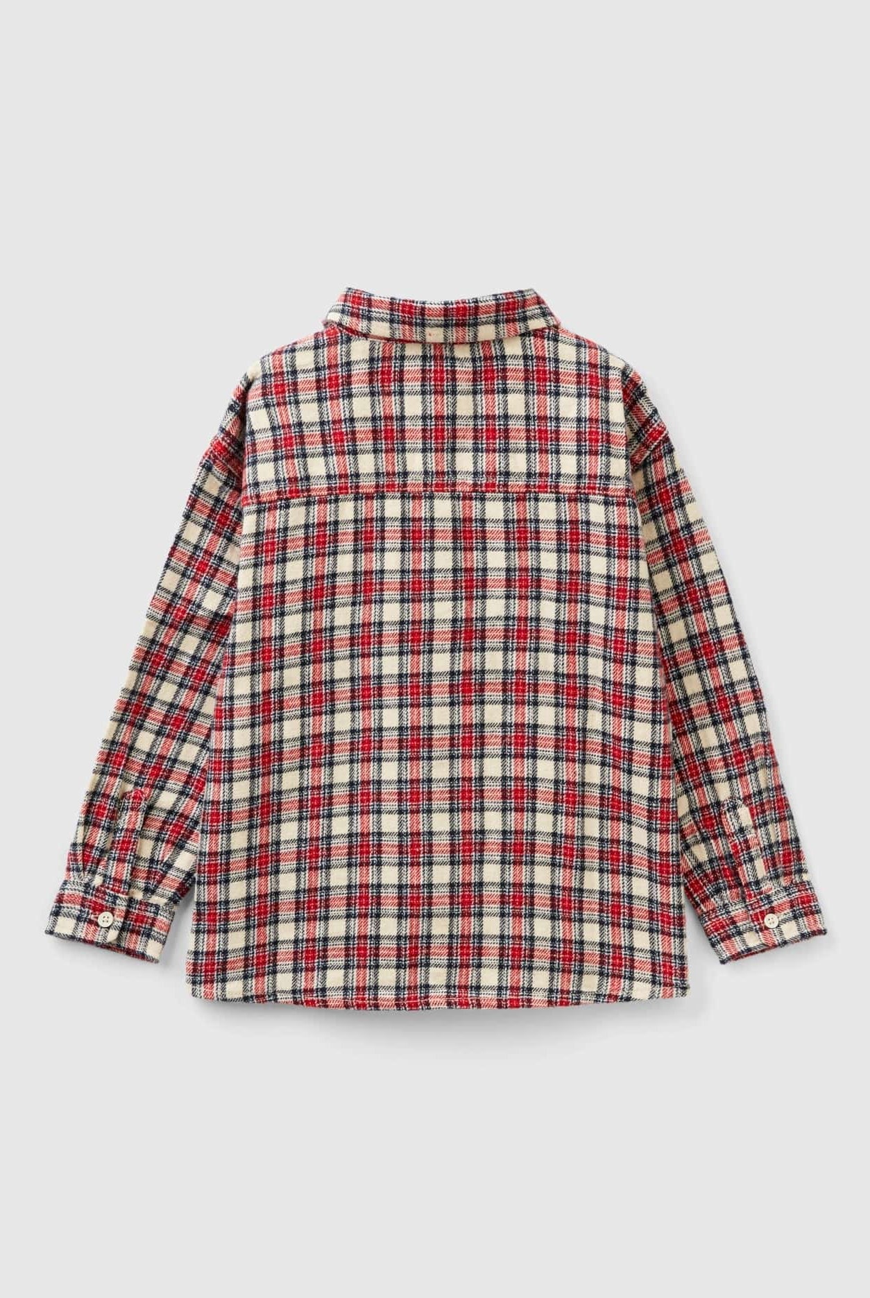 يونايتد كولورز اوف بينيتون قميص اولادي مقلم بجيب